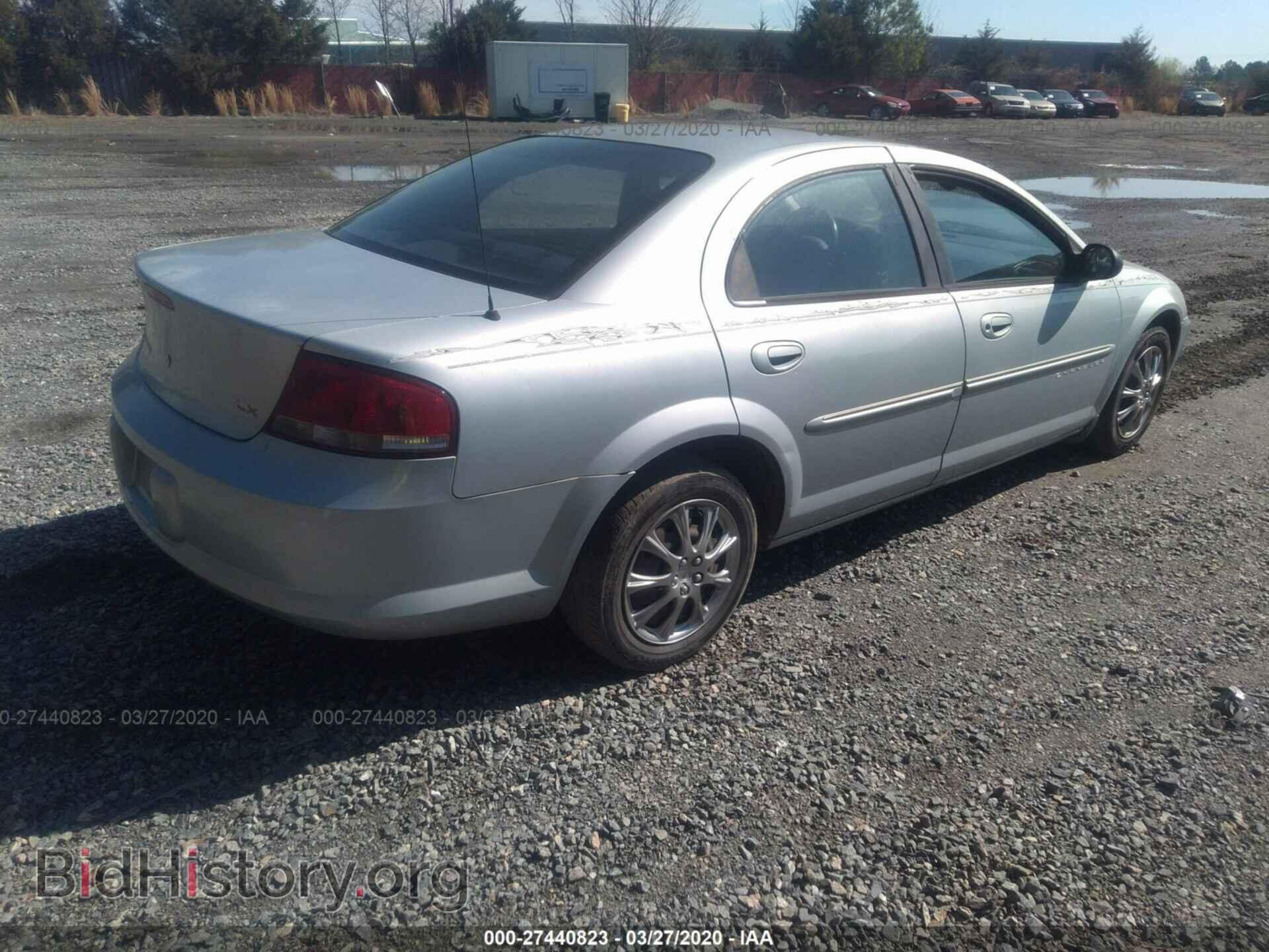 2001 CHRYSLER SEBRING - VIN: 1C3EL46X31N631648 - Фото 4