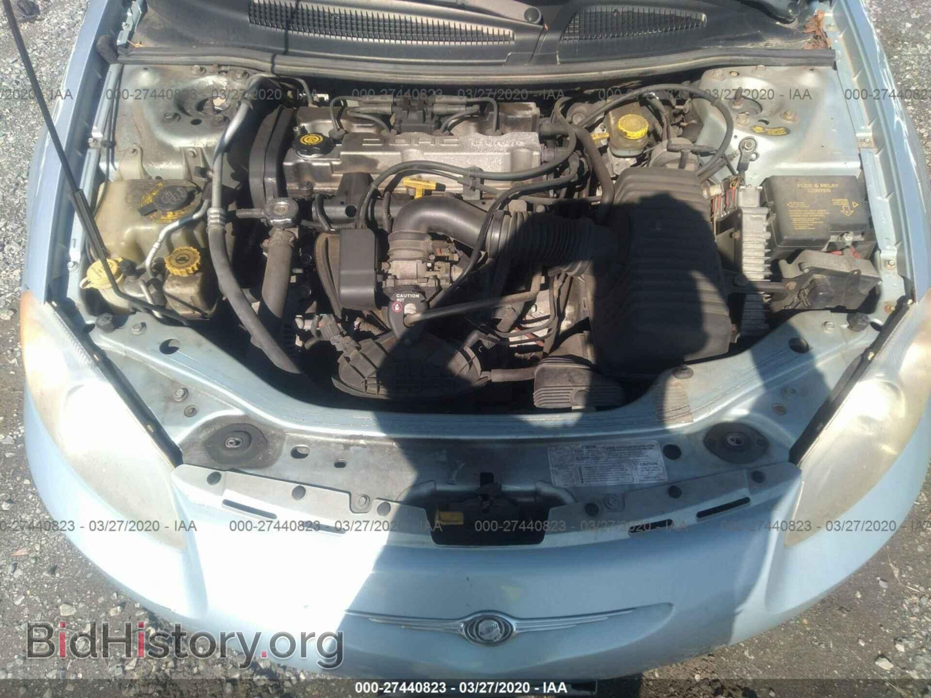 2001 CHRYSLER SEBRING - VIN: 1C3EL46X31N631648 - Фото 10
