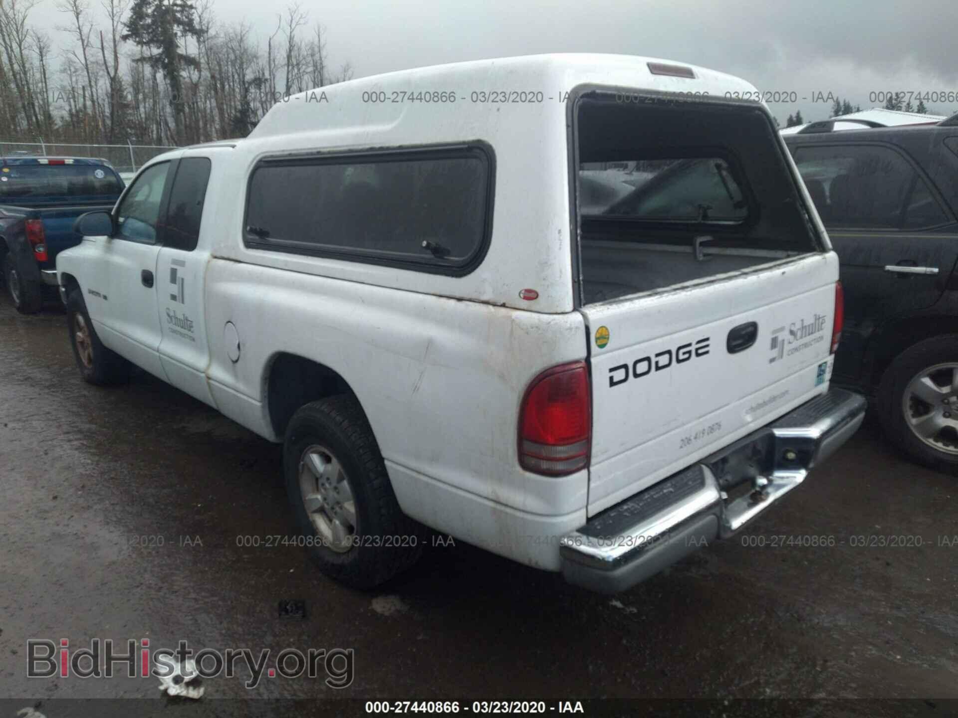 2001 DODGE DAKOTA - VIN: 1B7GL22N61S148444 - Фото 3