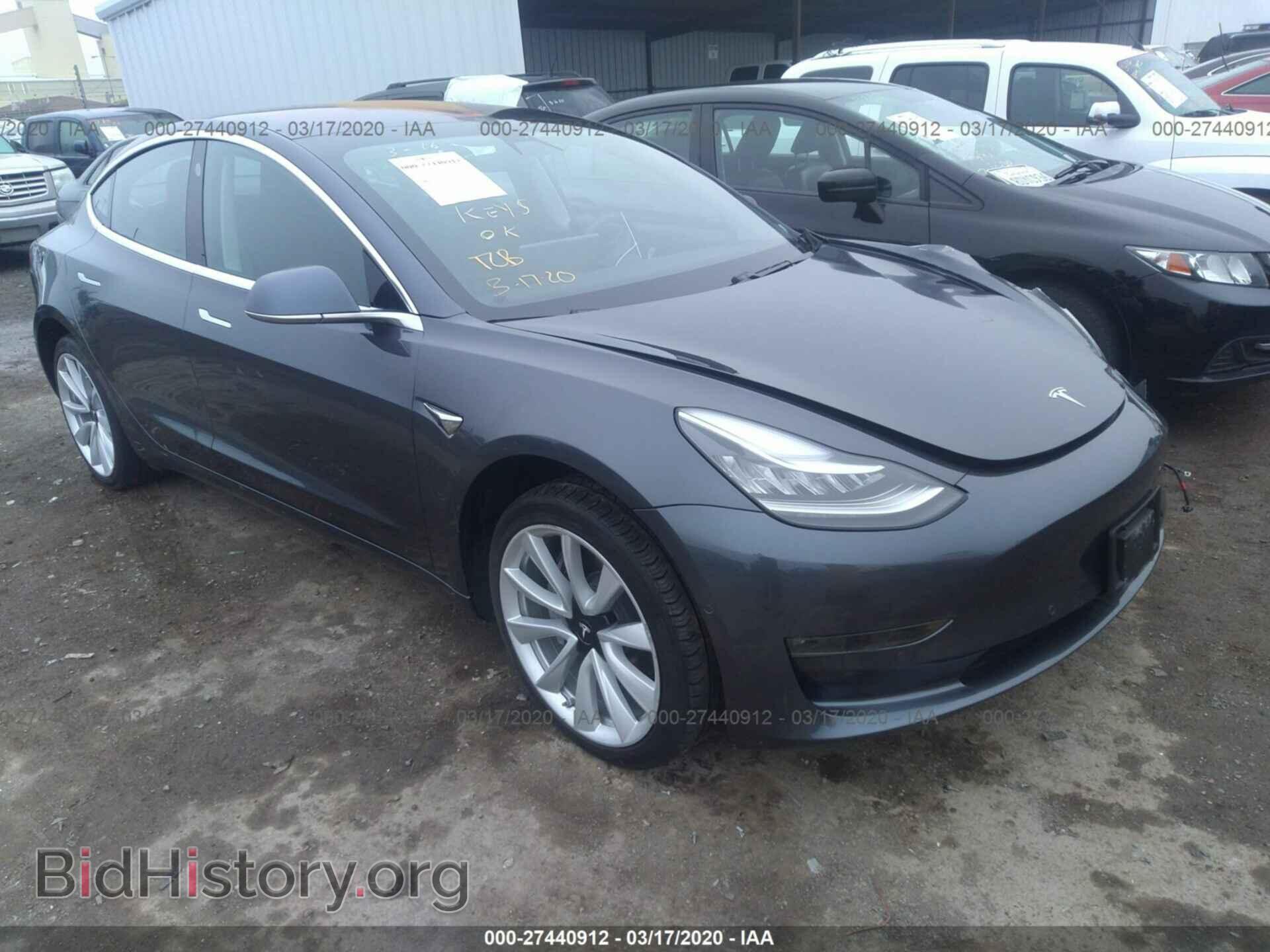 Photo 5YJ3E1EA4JF015190 - TESLA MODEL 3 2018