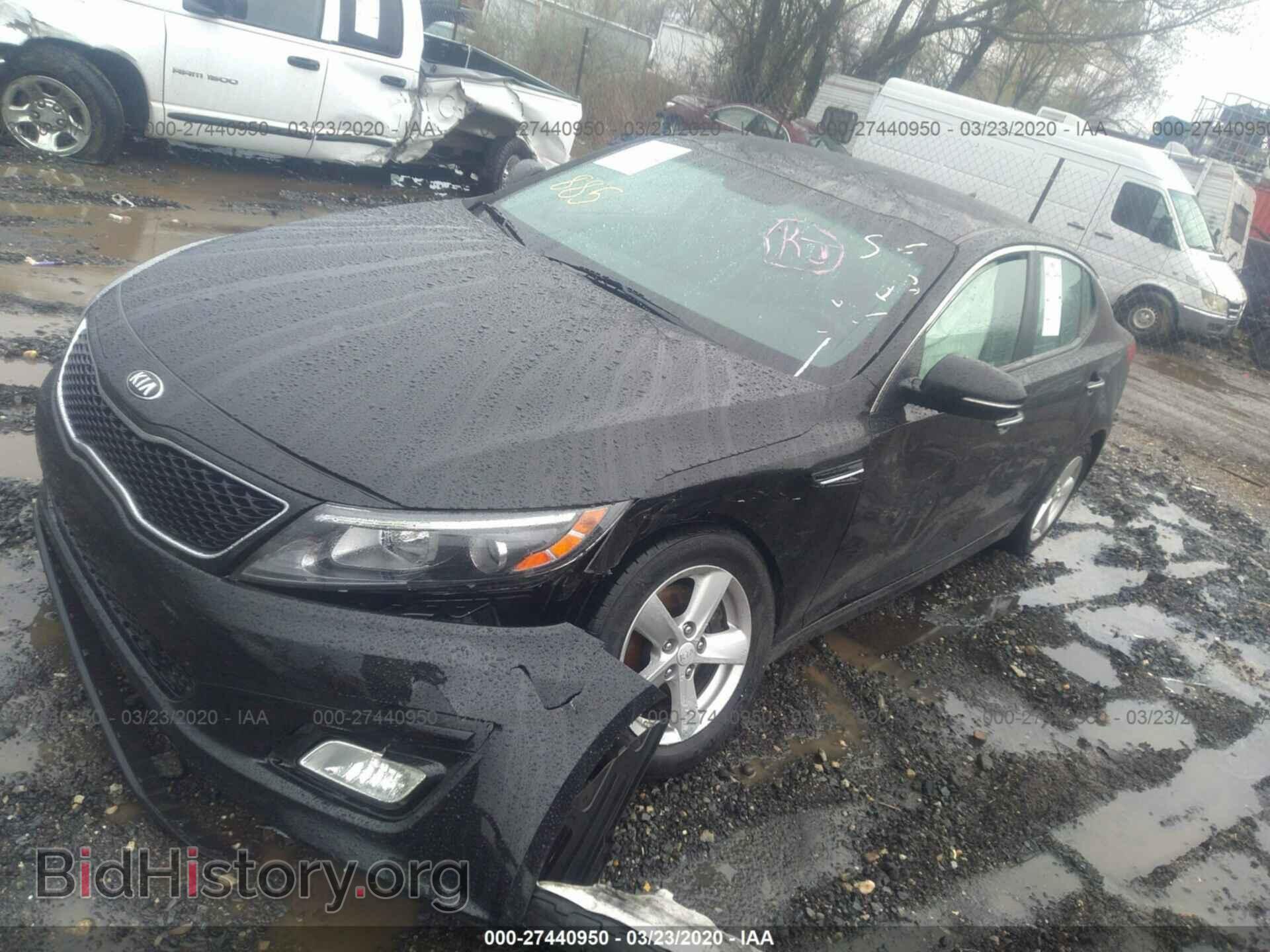2015 KIA OPTIMA - VIN: KNAGM4A77F5662205 - Фото 2
