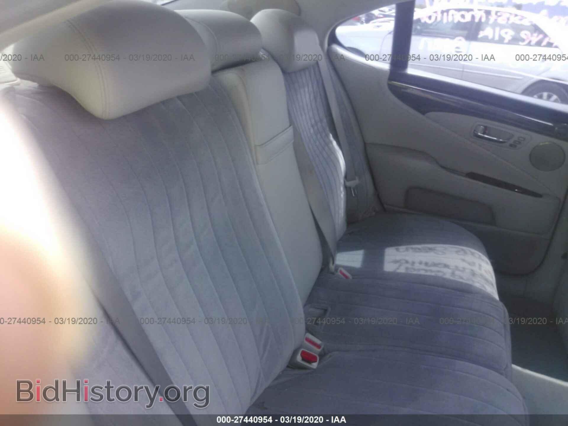 2007 LEXUS LS - VIN: JTHBL46F575040766 - Фото 8