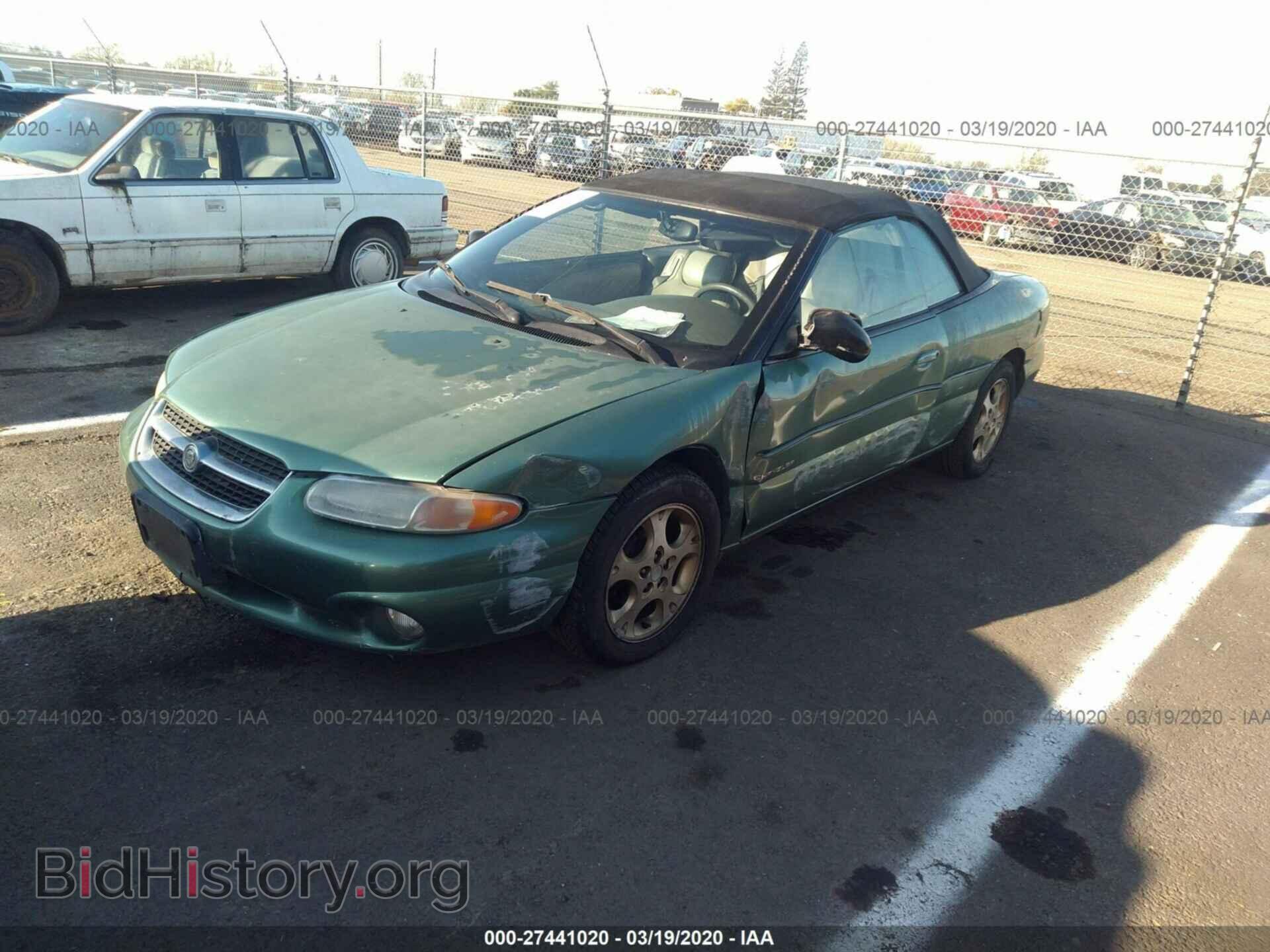 1998 CHRYSLER SEBRING - VIN: 3C3EL55H3WT217180 - Фото 2
