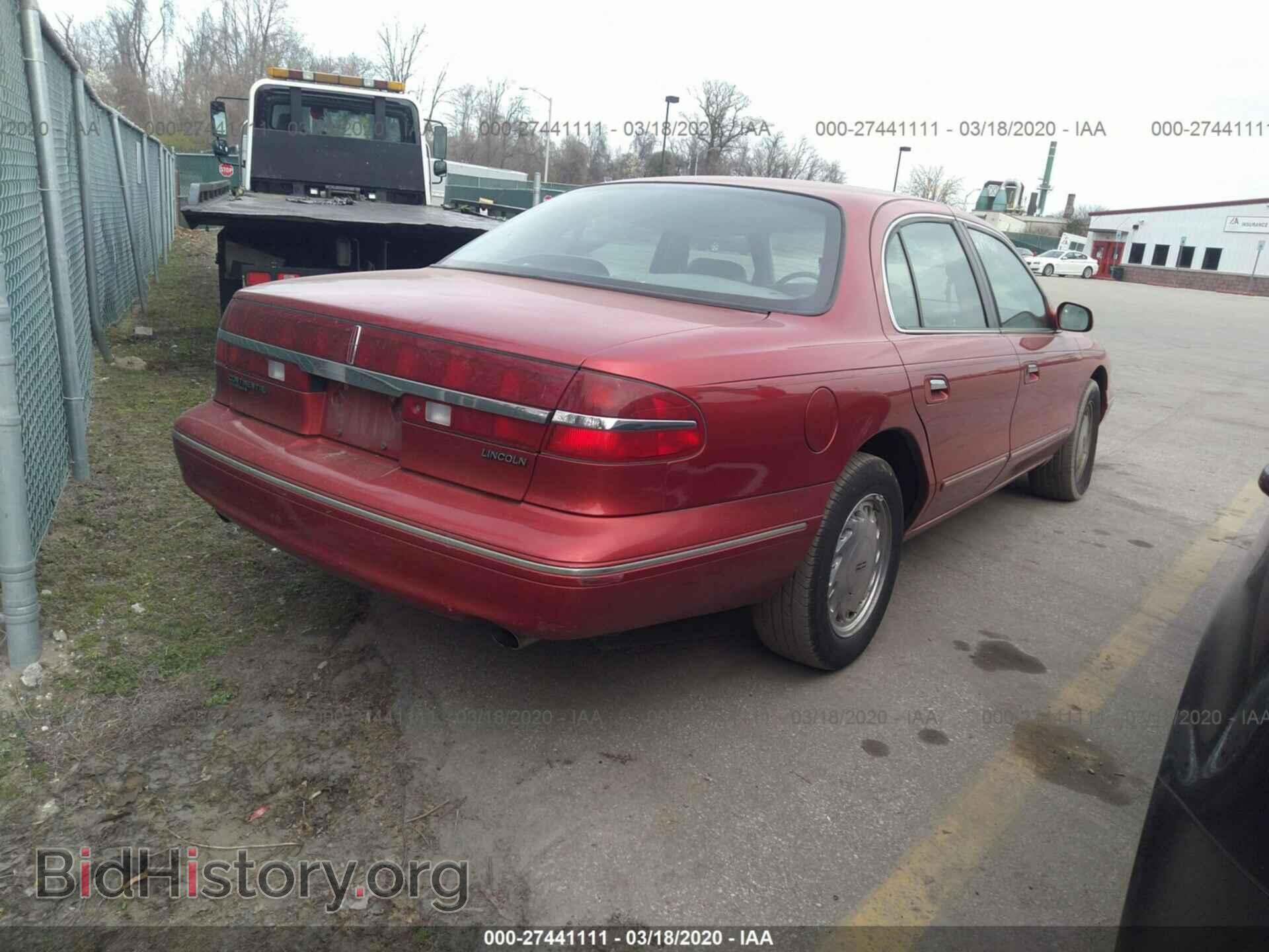 1997 LINCOLN CONTINENTAL - VIN: 1LNLM97V2VY717351 - Фото 4