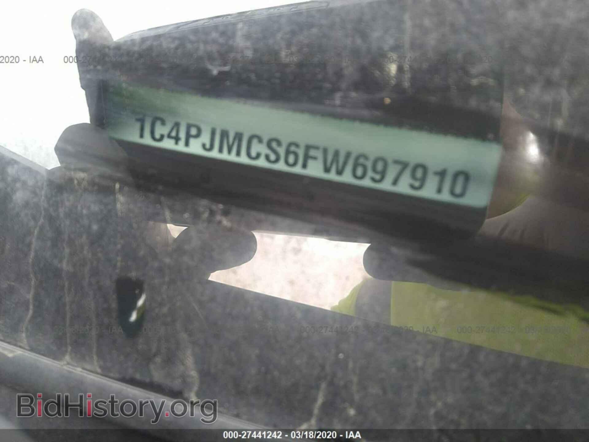 2015 JEEP CHEROKEE - VIN: 1C4PJMCS6FW697910 - Фото 9