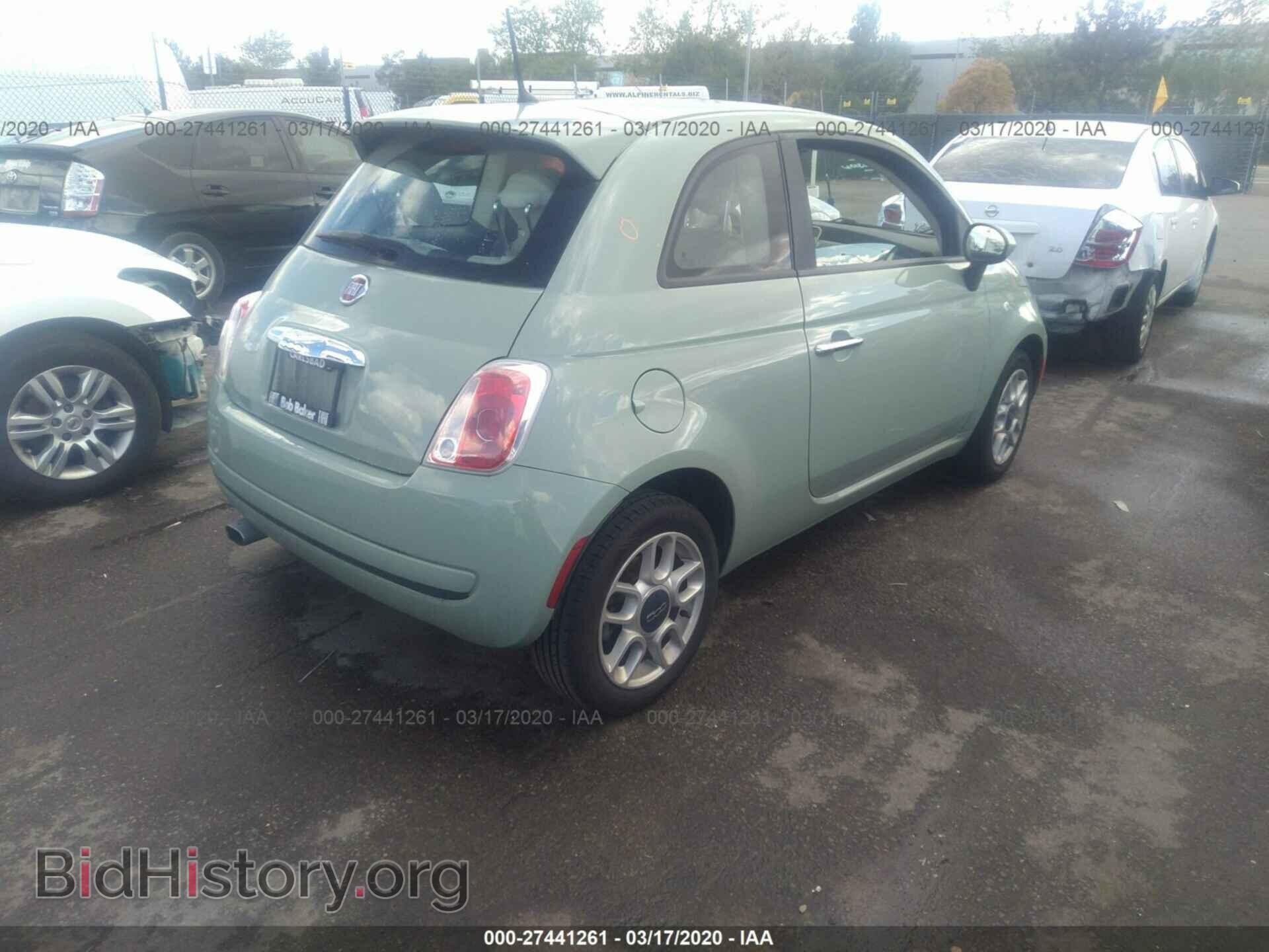2013 FIAT 500 - VIN: 3C3CFFAR3DT648828 - Фото 4