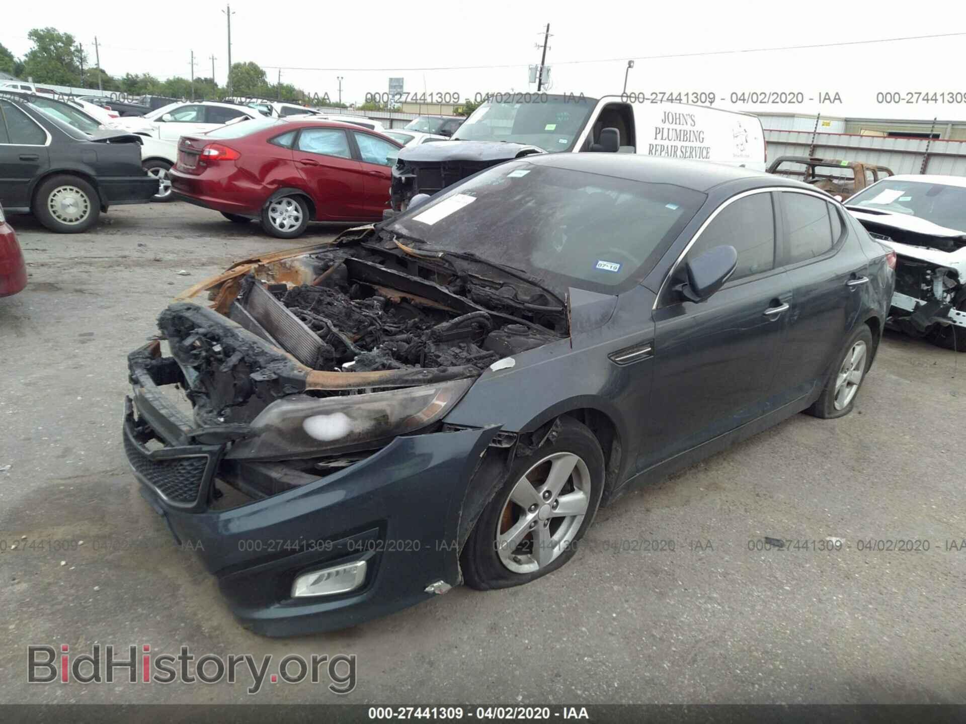 2015 KIA OPTIMA - VIN: KNAGM4A71F5525941 - Photo 2