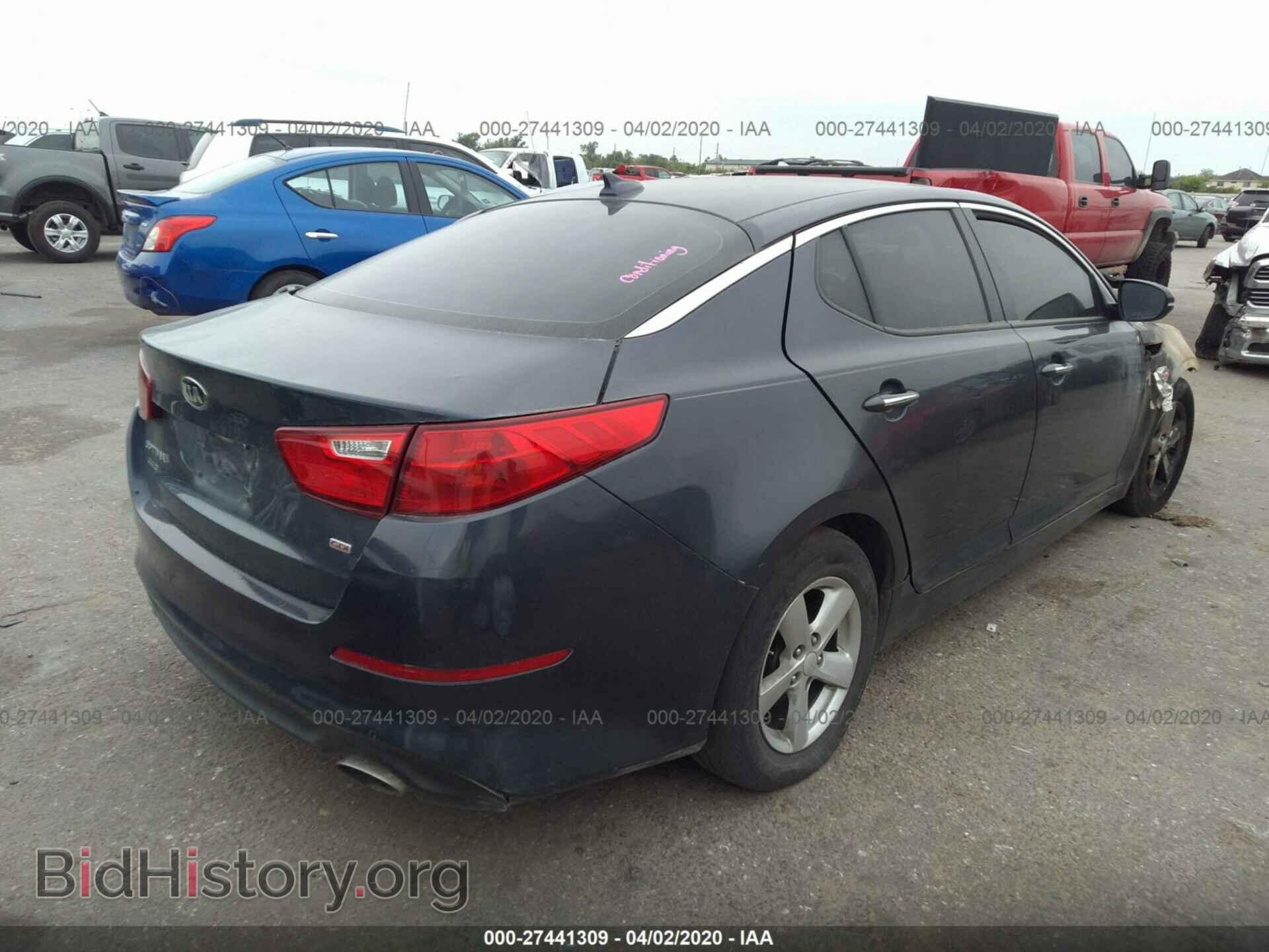 2015 KIA OPTIMA - VIN: KNAGM4A71F5525941 - Photo 4