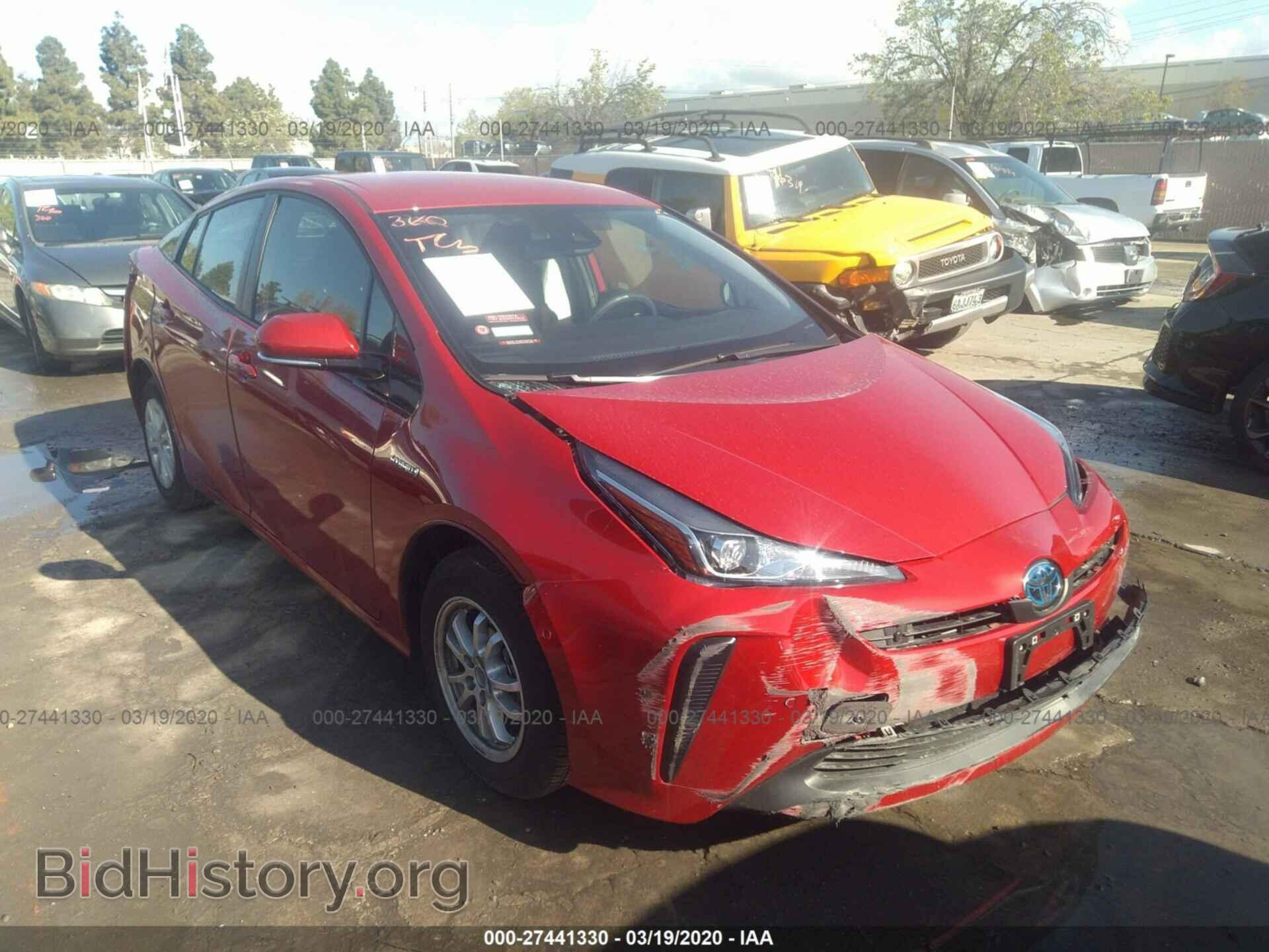 Photo JTDKARFU8L3103223 - TOYOTA PRIUS 2020