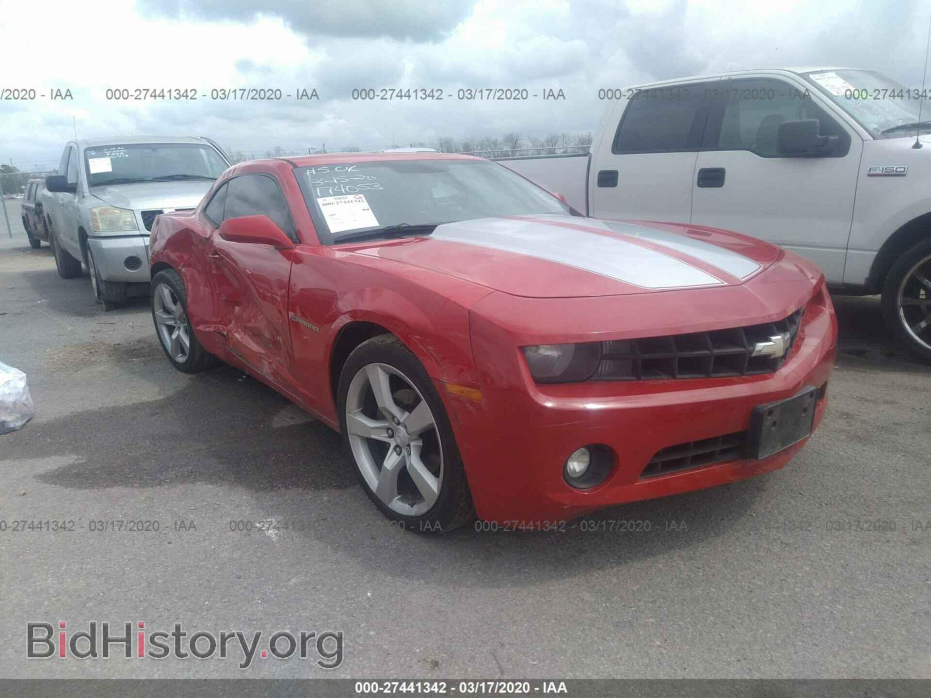 Photo 2G1FB1E30C9174053 - CHEVROLET CAMARO 2012