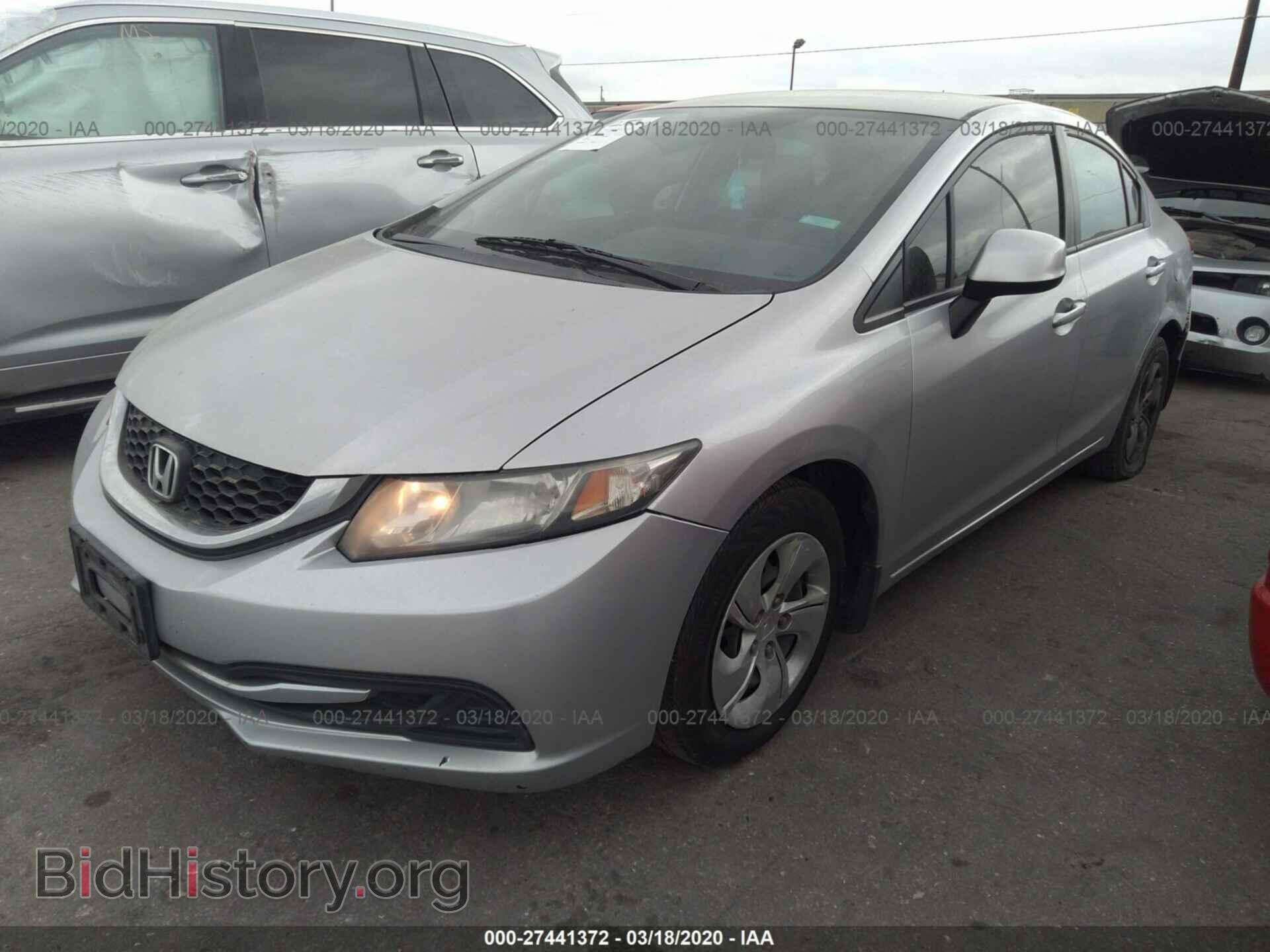 2013 HONDA CIVIC - VIN: 2HGFB2F55DH511130 - Фото 2