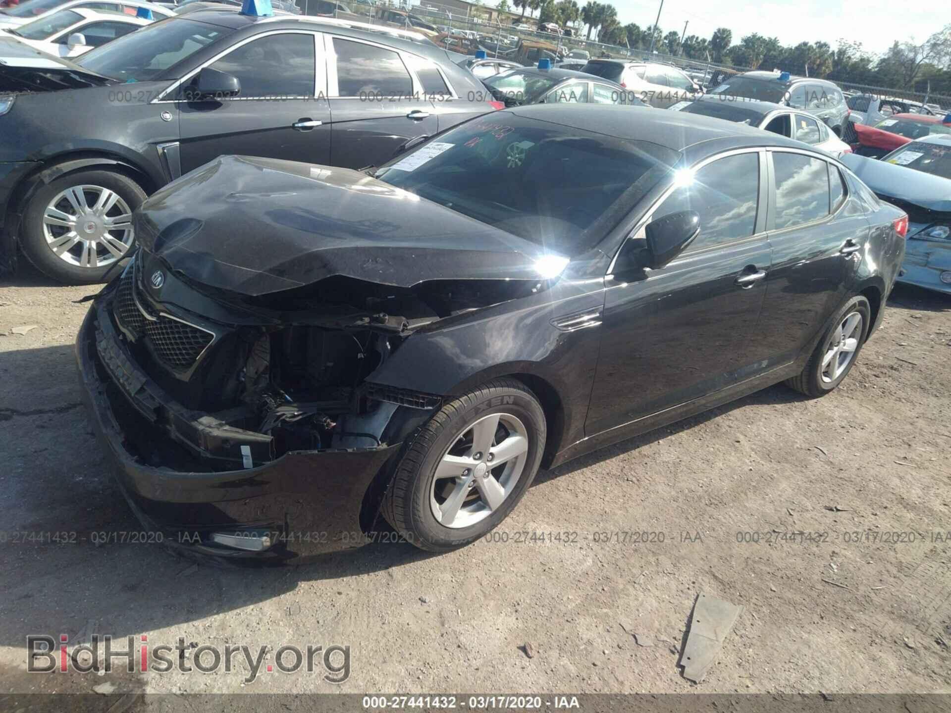 2014 KIA OPTIMA - VIN: 5XXGM4A76EG324663 - Фото 2