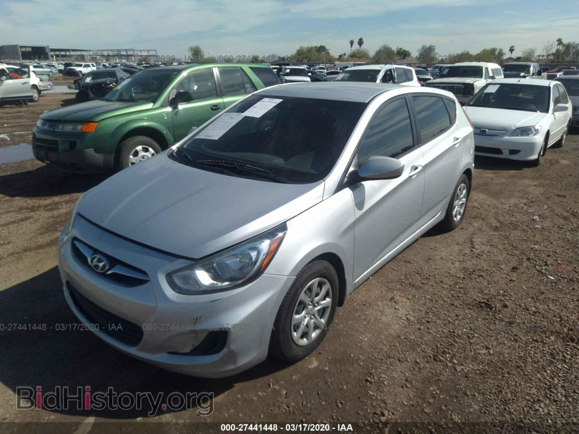 2013 HYUNDAI ACCENT - VIN: KMHCT5AE5DU126893 - Фото 2