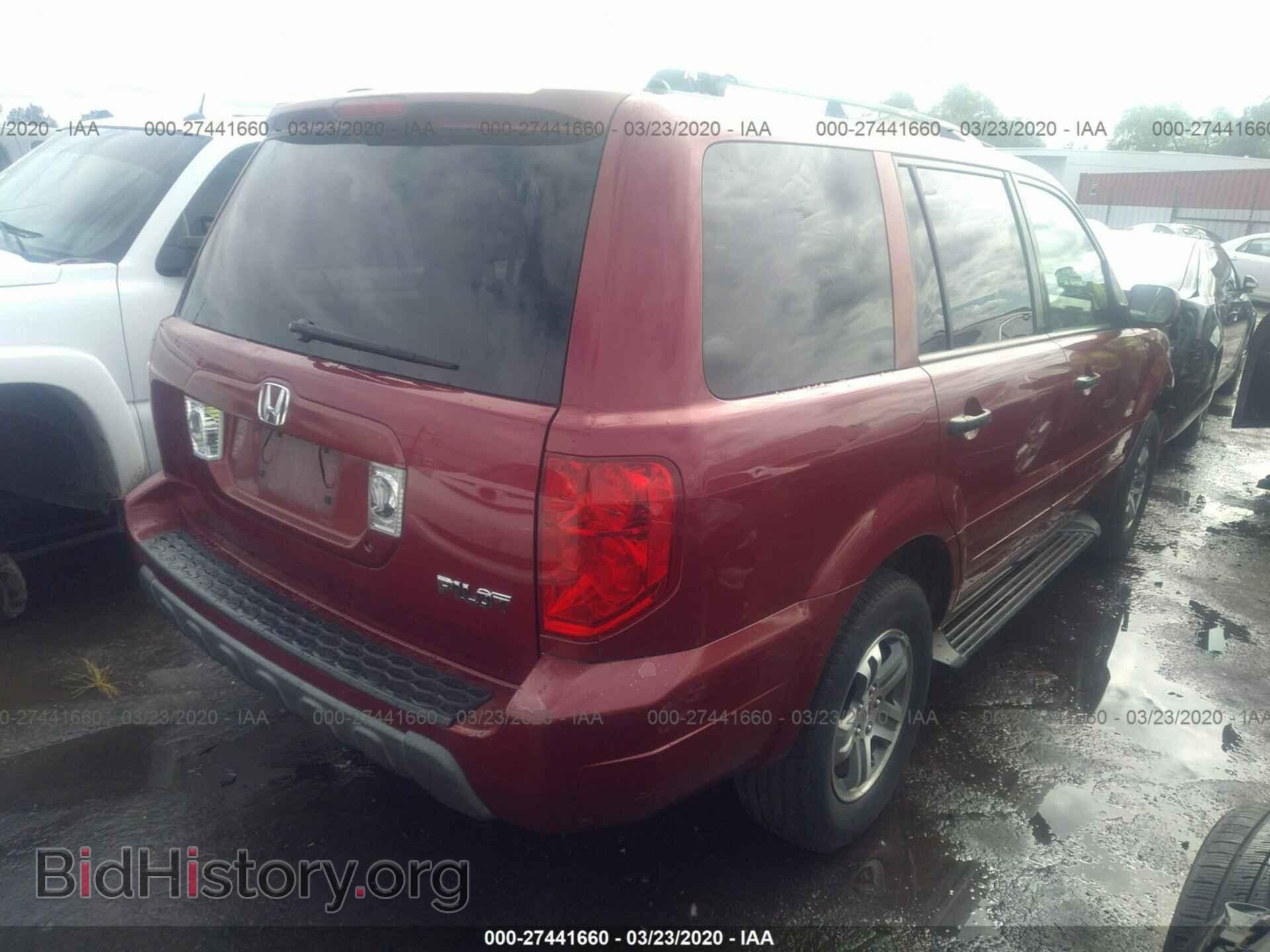 2005 HONDA PILOT - VIN: 2HKYF18615H526700 - Фото 4