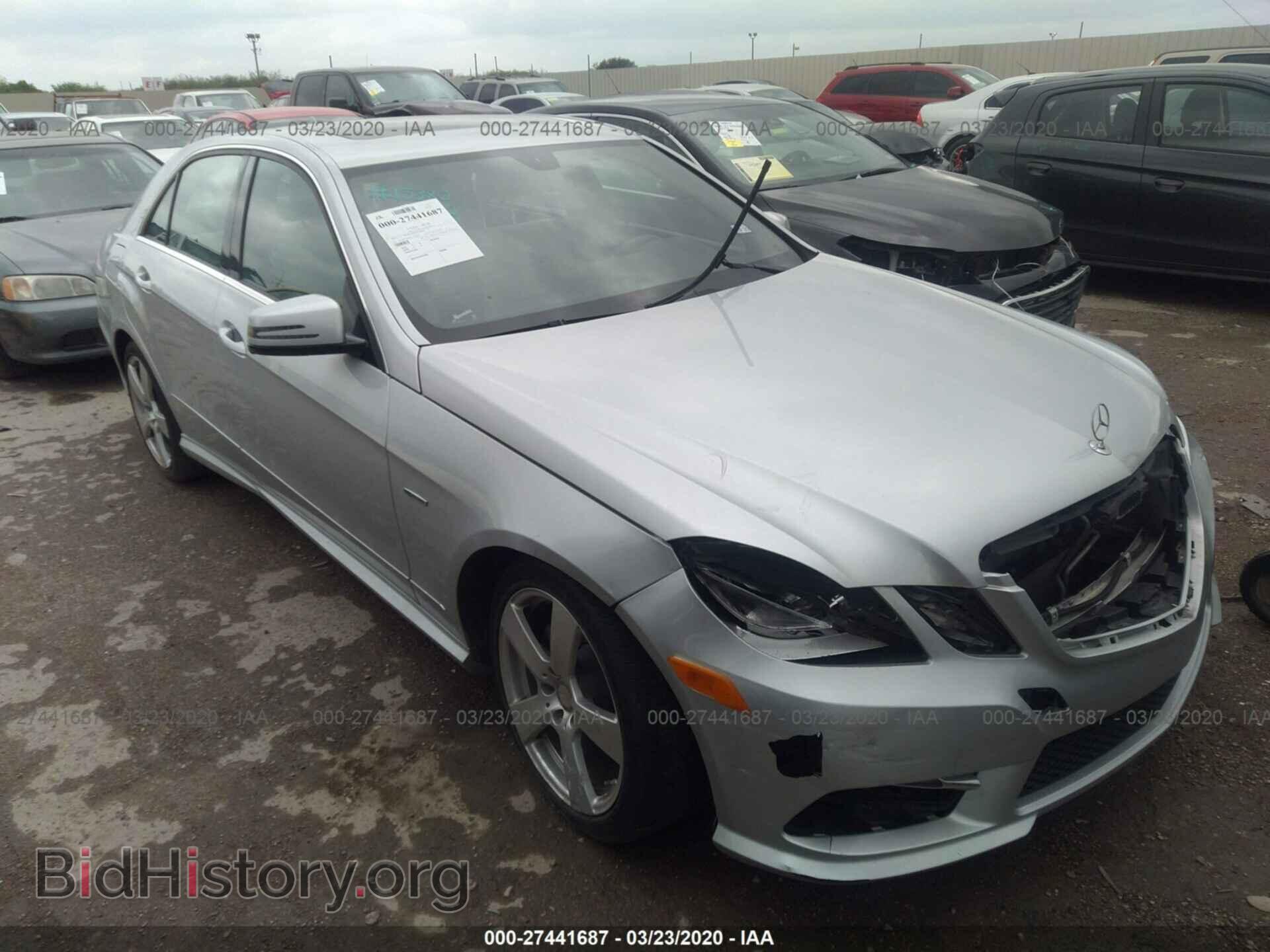 Photo WDDHF5KB6CA557898 - MERCEDES-BENZ E 2012