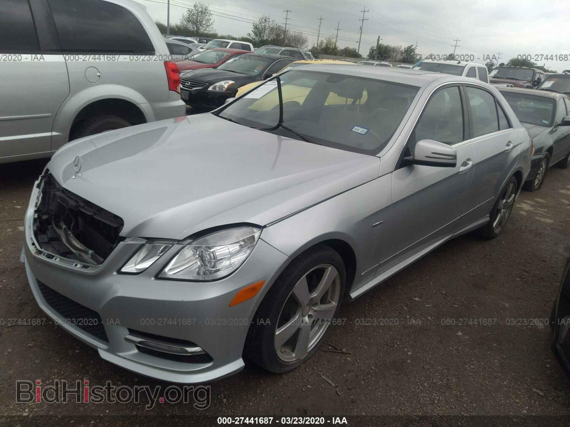 2012 MERCEDES-BENZ E - VIN: WDDHF5KB6CA557898 - Фото 2