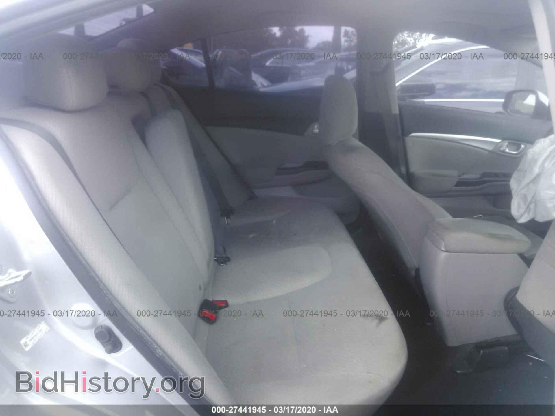 2013 HONDA CIVIC - VIN: 19XFB2F85DE232832 - Photo 8