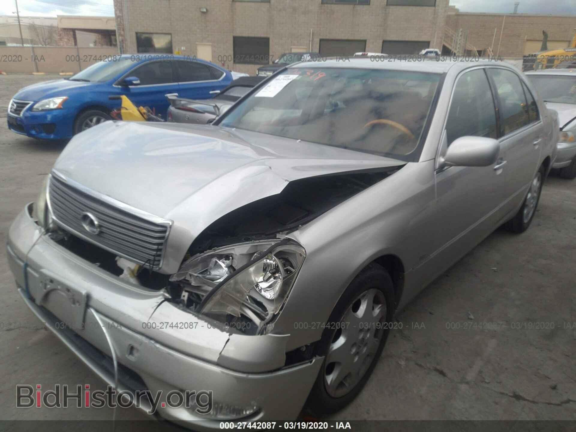 2001 LEXUS LS - VIN: JTHBN30F310028715 - Фото 2