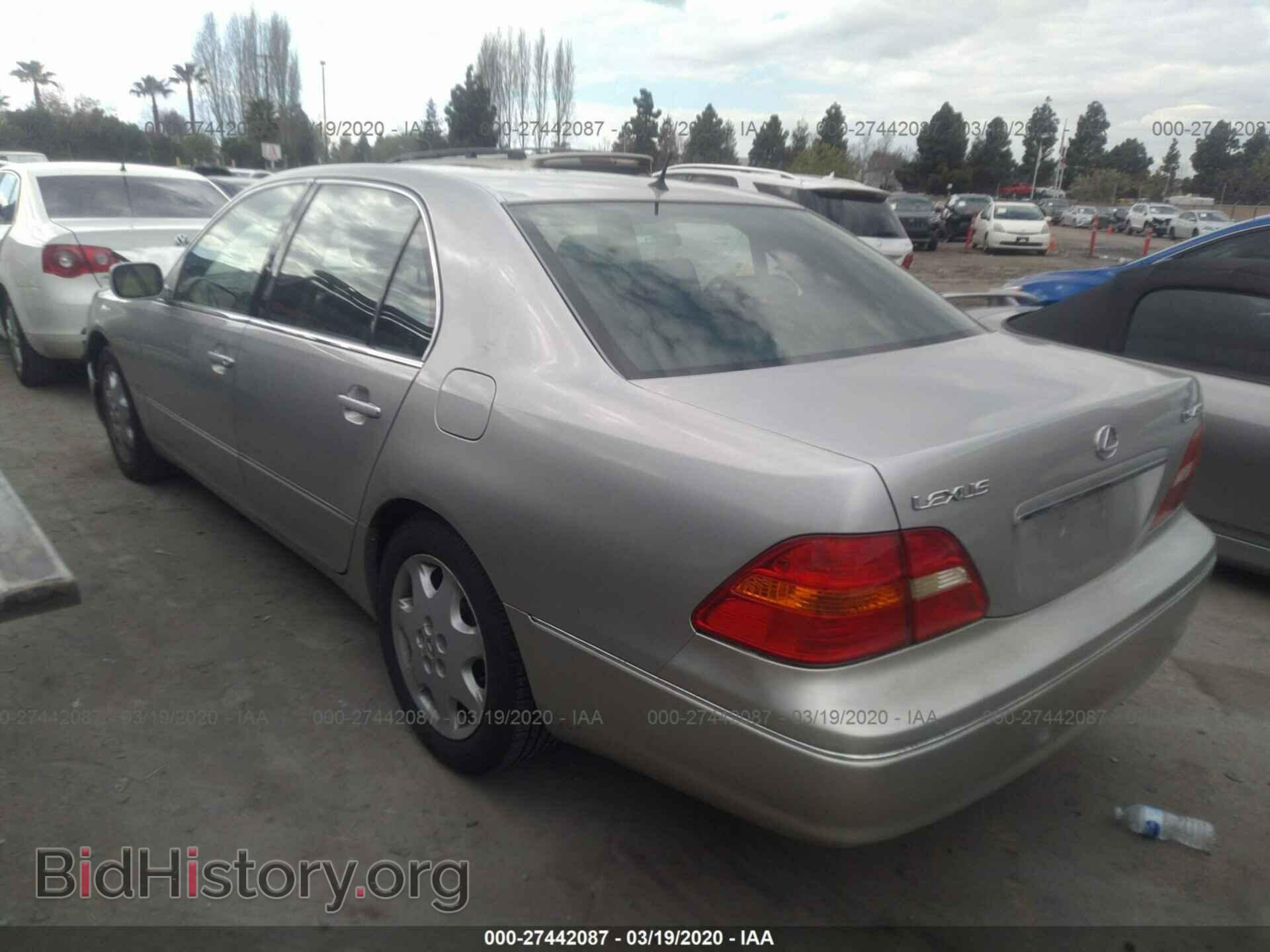 2001 LEXUS LS - VIN: JTHBN30F310028715 - Фото 3