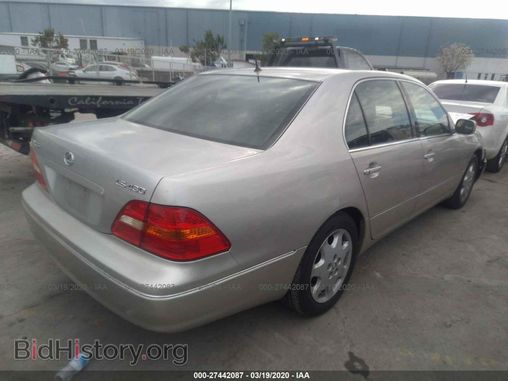 2001 LEXUS LS - VIN: JTHBN30F310028715 - Фото 4