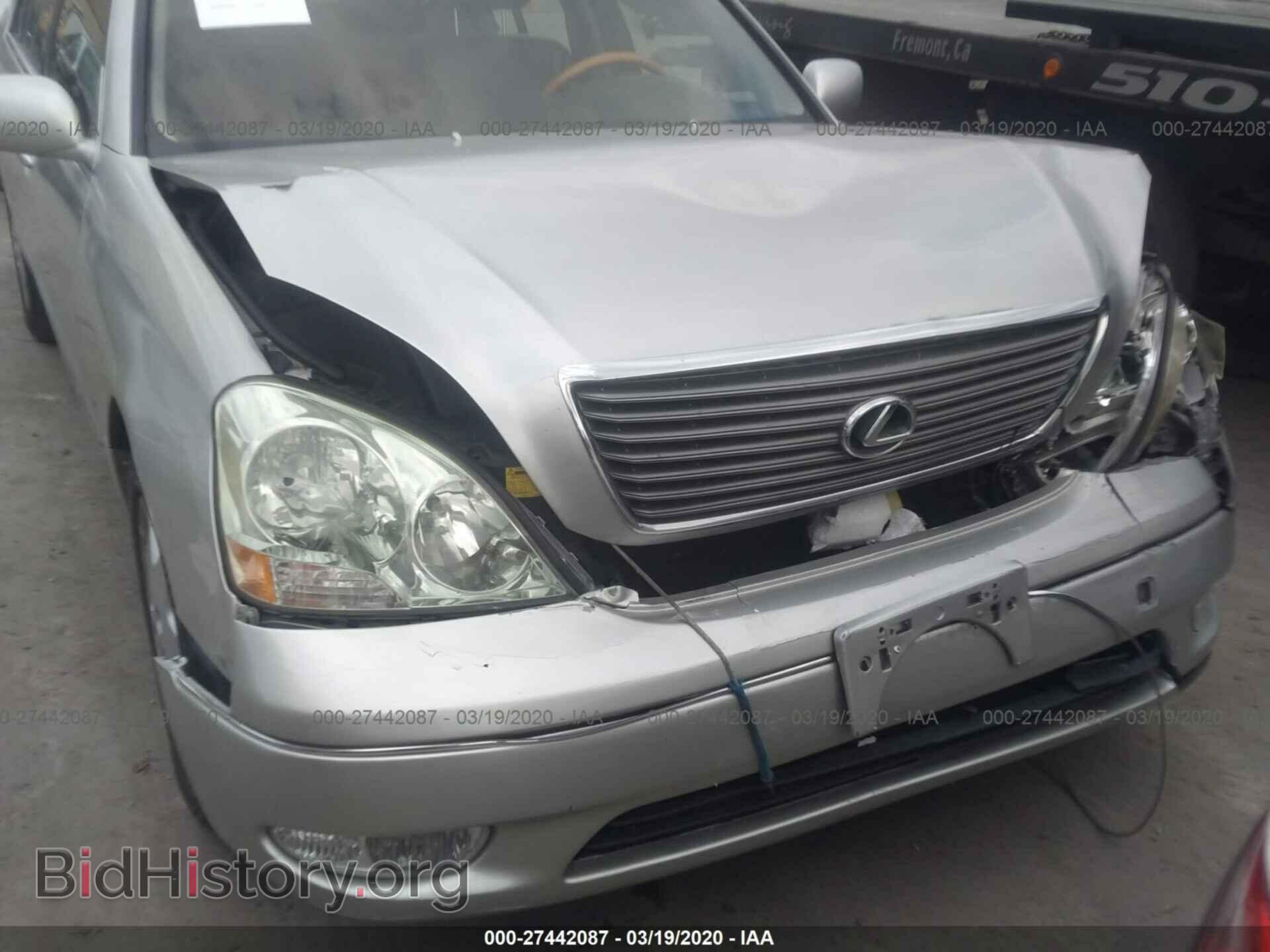 2001 LEXUS LS - VIN: JTHBN30F310028715 - Фото 6