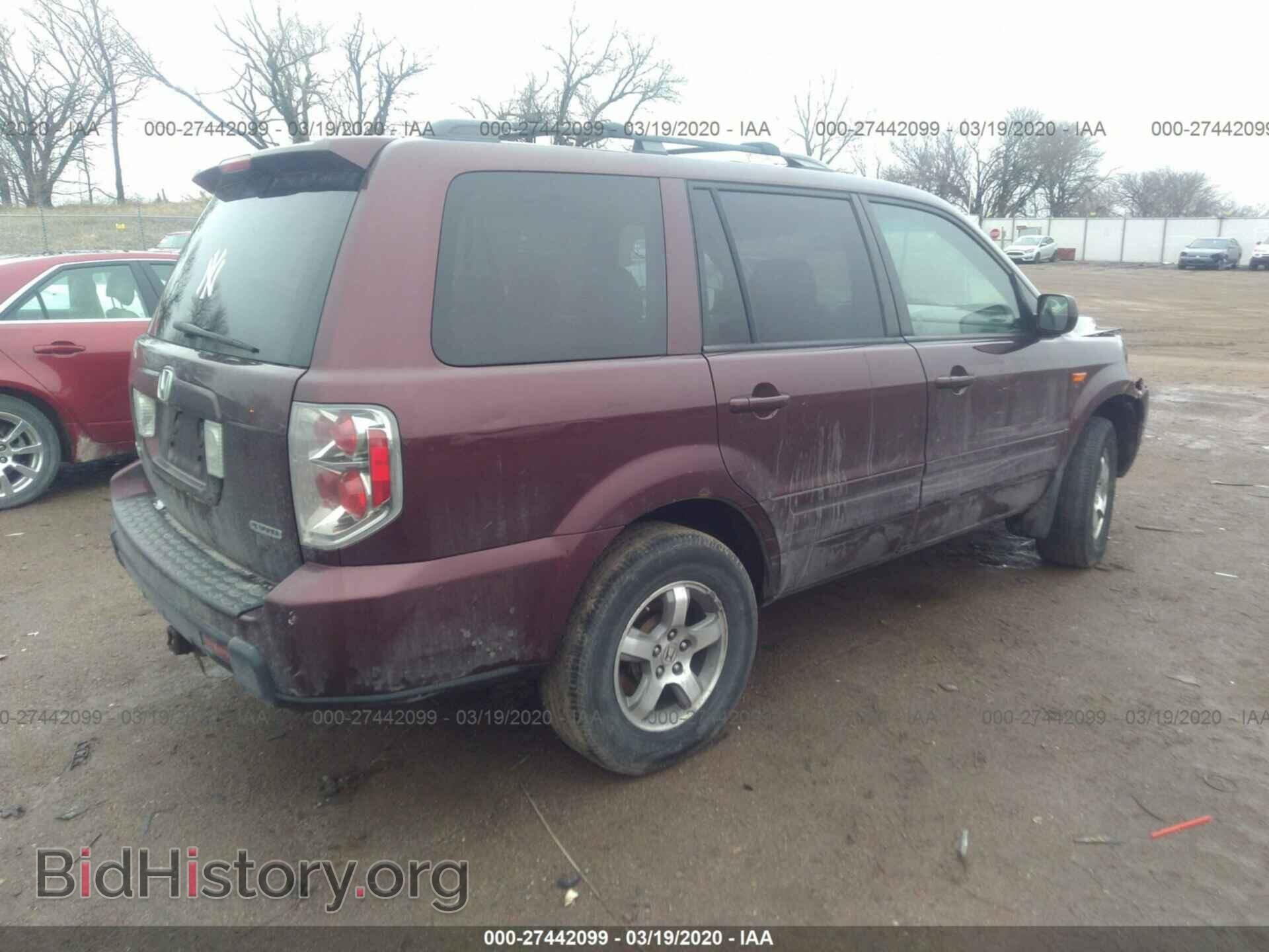 2007 HONDA PILOT - VIN: 2HKYF18567H530929 - Photo 4