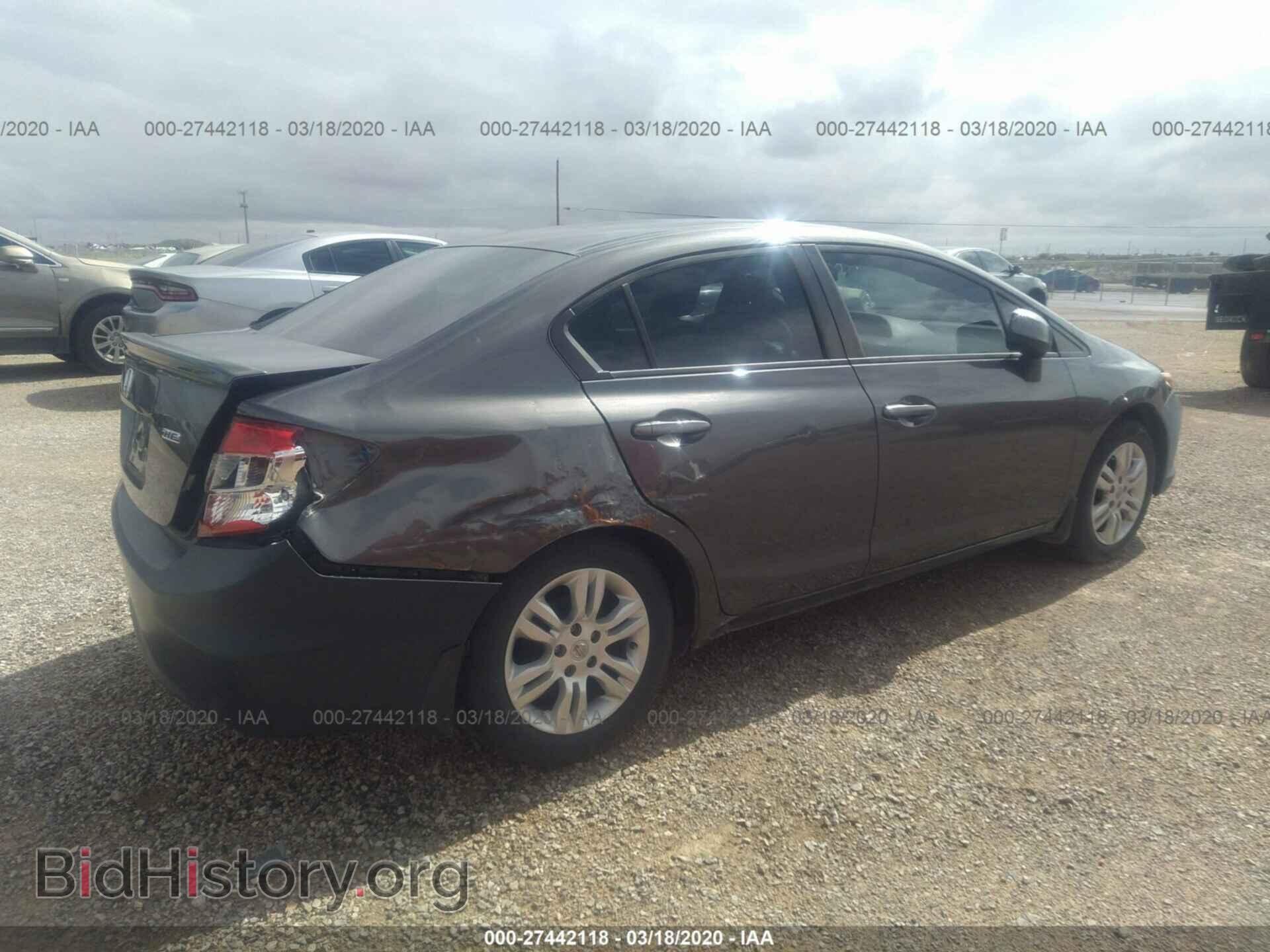 2012 HONDA CIVIC - VIN: 2HGFB2F68CH590378 - Фото 4