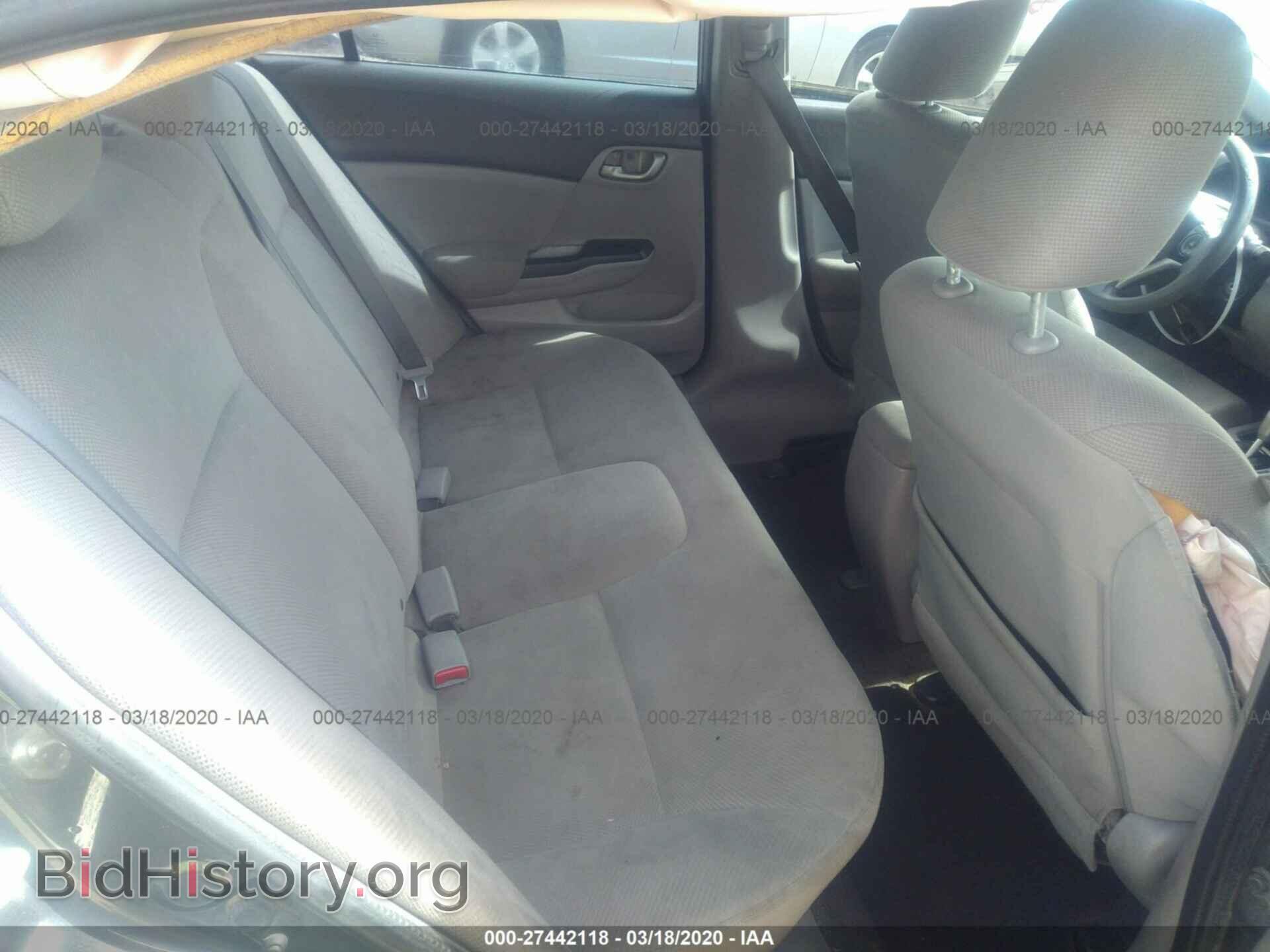 2012 HONDA CIVIC - VIN: 2HGFB2F68CH590378 - Фото 8