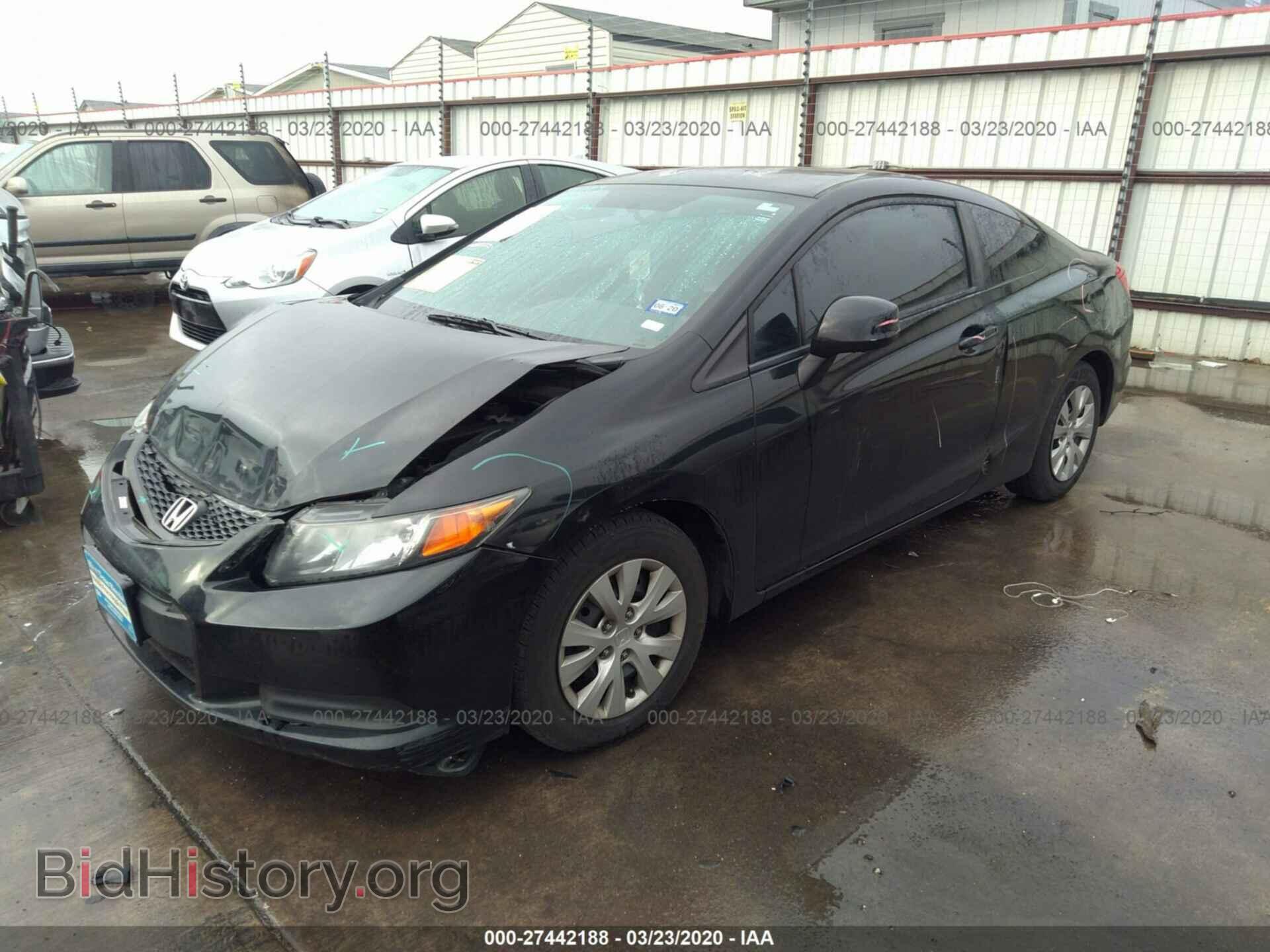 2012 HONDA CIVIC - VIN: 2HGFG3B52CH549149 - Фото 2