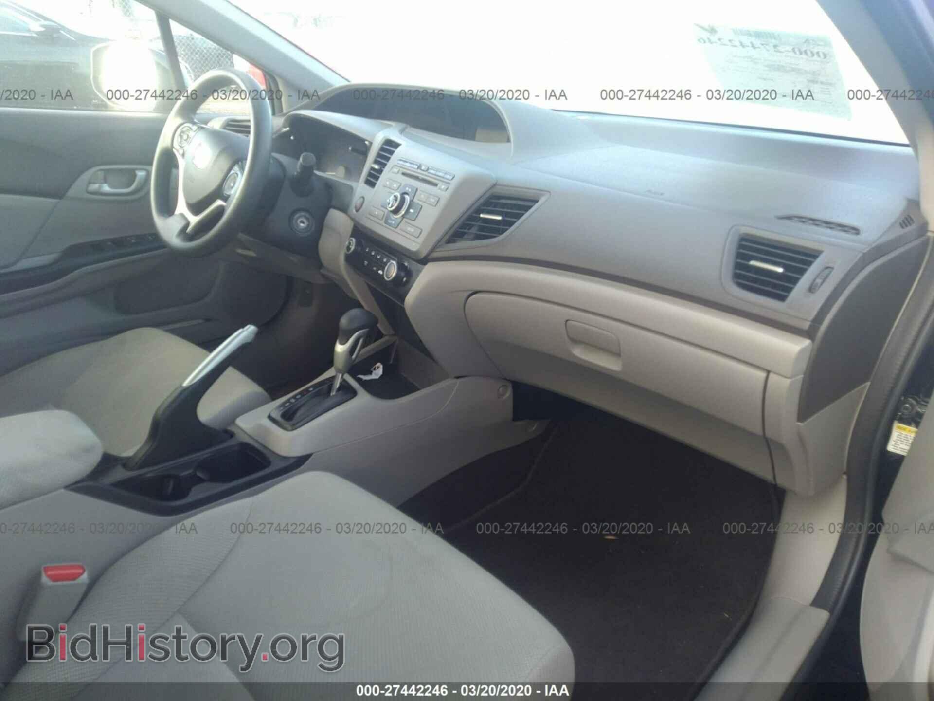 2012 HONDA CIVIC - VIN: 19XFB2F55CE390026 - Фото 5