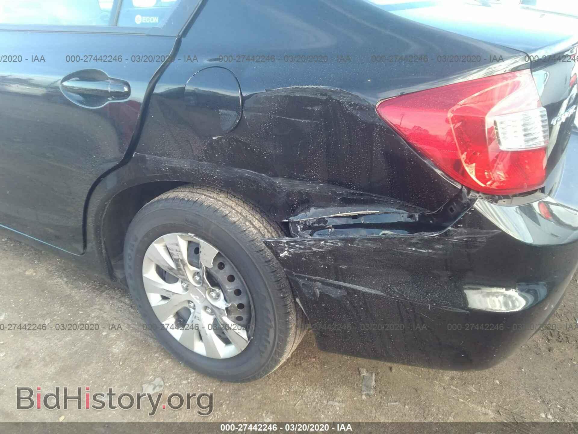 2012 HONDA CIVIC - VIN: 19XFB2F55CE390026 - Фото 6
