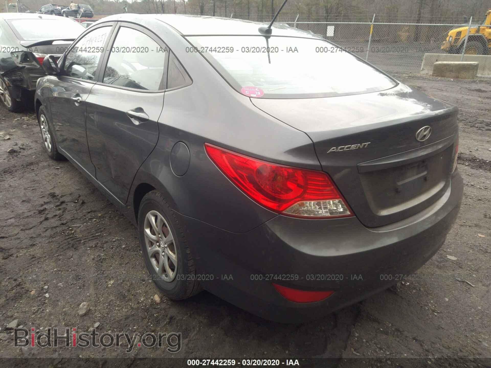 2012 HYUNDAI ACCENT - VIN: KMHCT4AE8CU219707 - Фото 3