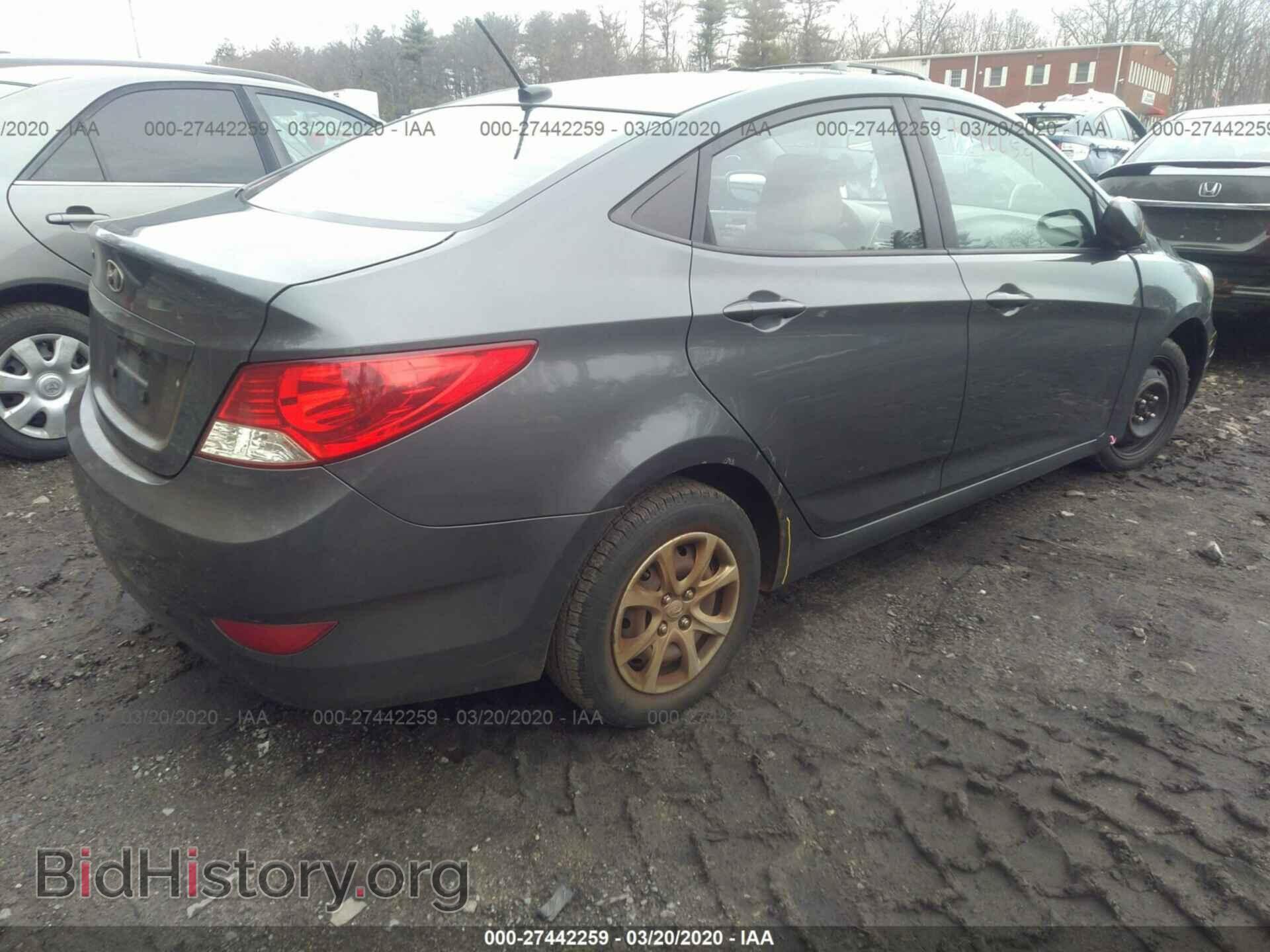 2012 HYUNDAI ACCENT - VIN: KMHCT4AE8CU219707 - Фото 4