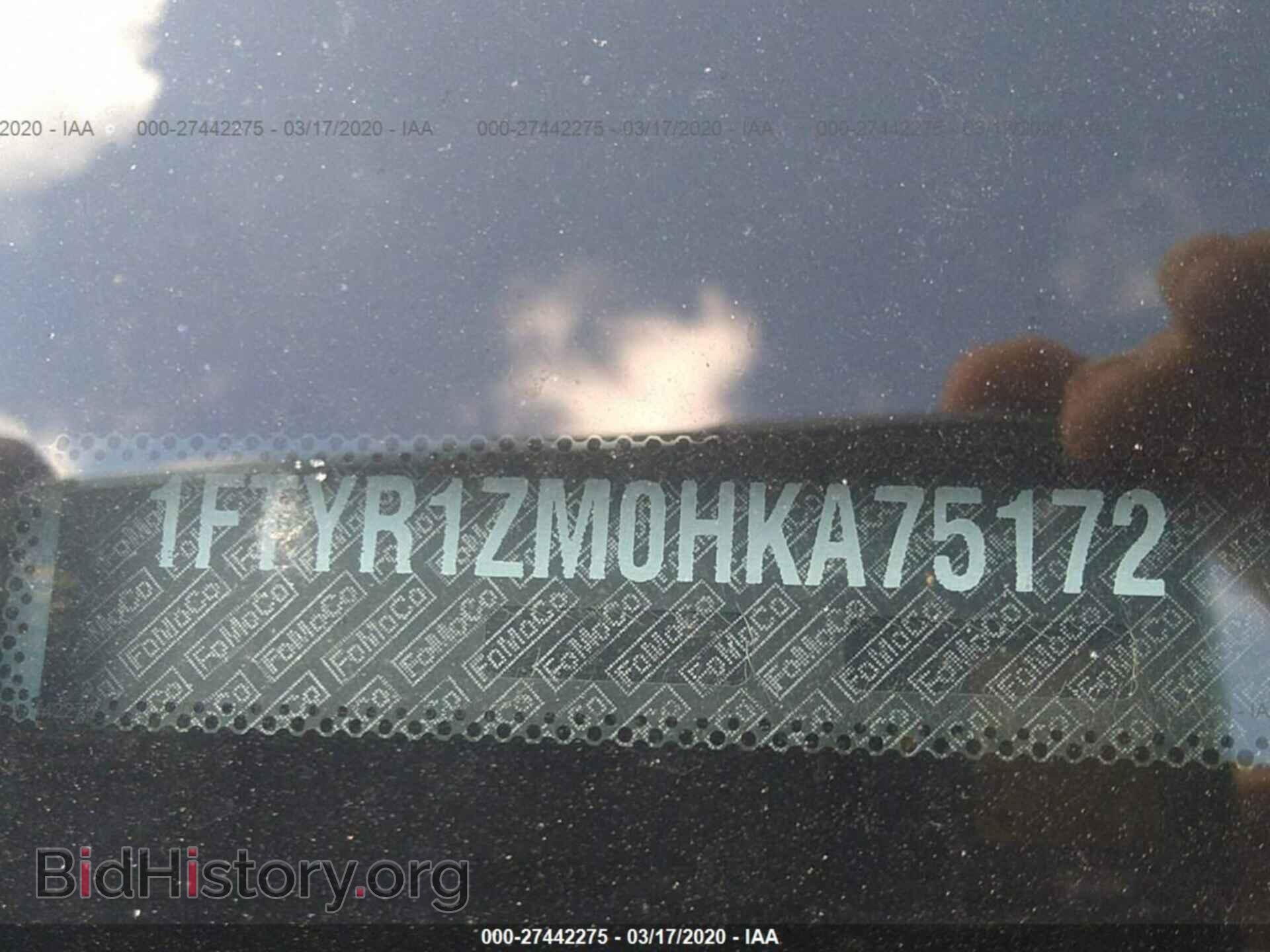 2017 FORD TRANSIT - VIN: 1FTYR1ZM0HKA75172 - Фото 9