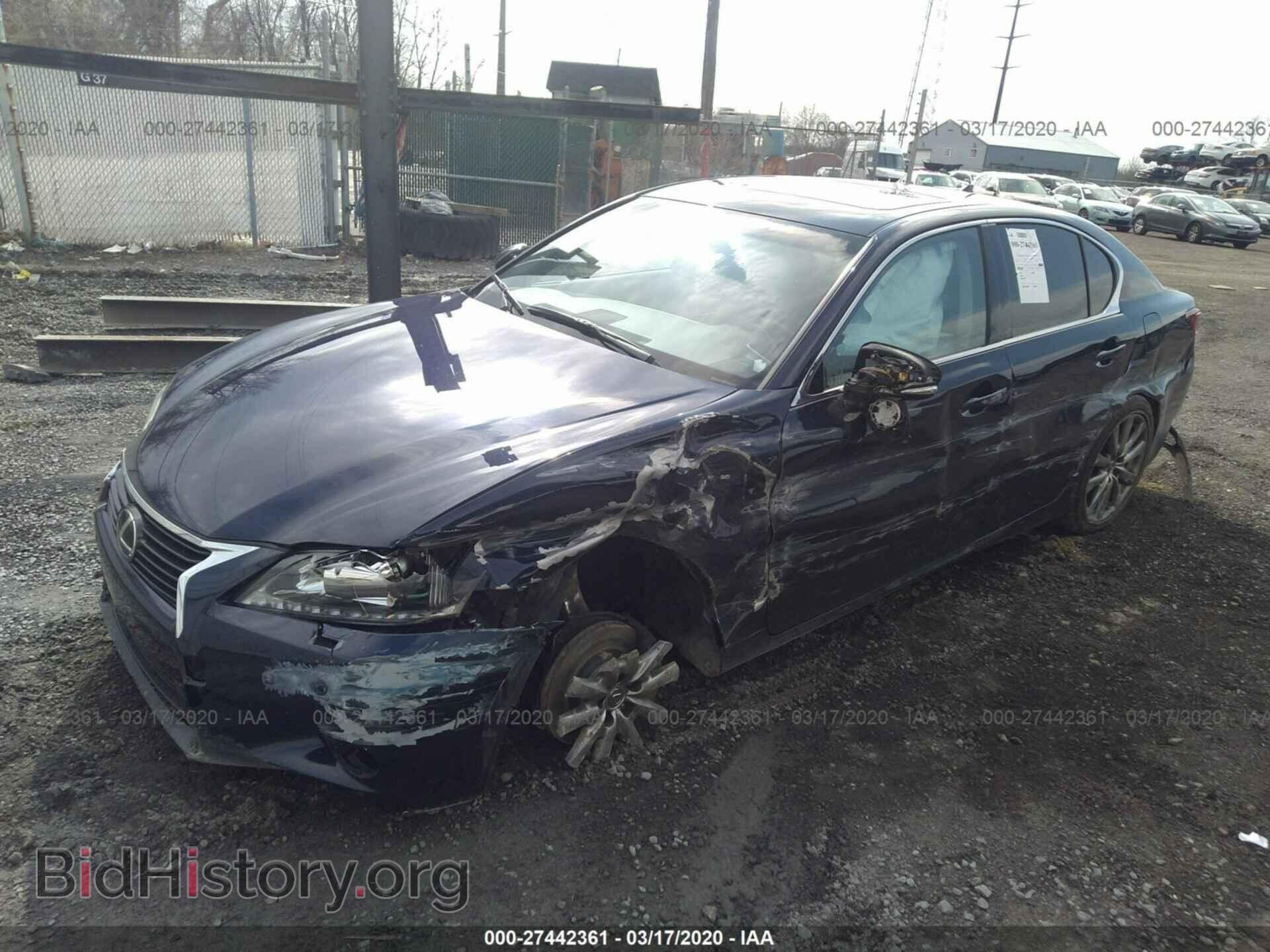 2013 LEXUS GS - VIN: JTHCE1BL4D5004877 - Photo 2