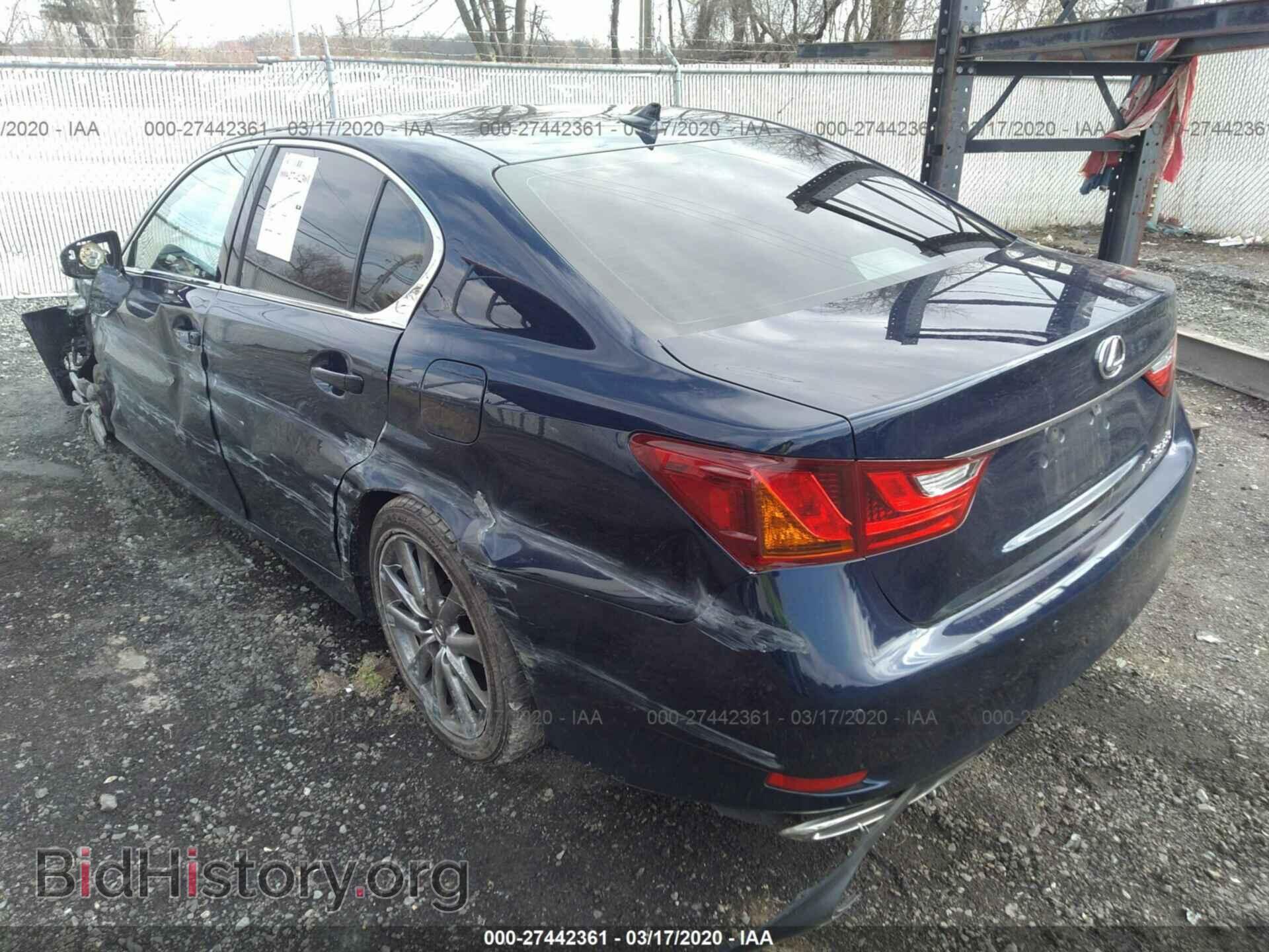 2013 LEXUS GS - VIN: JTHCE1BL4D5004877 - Photo 3