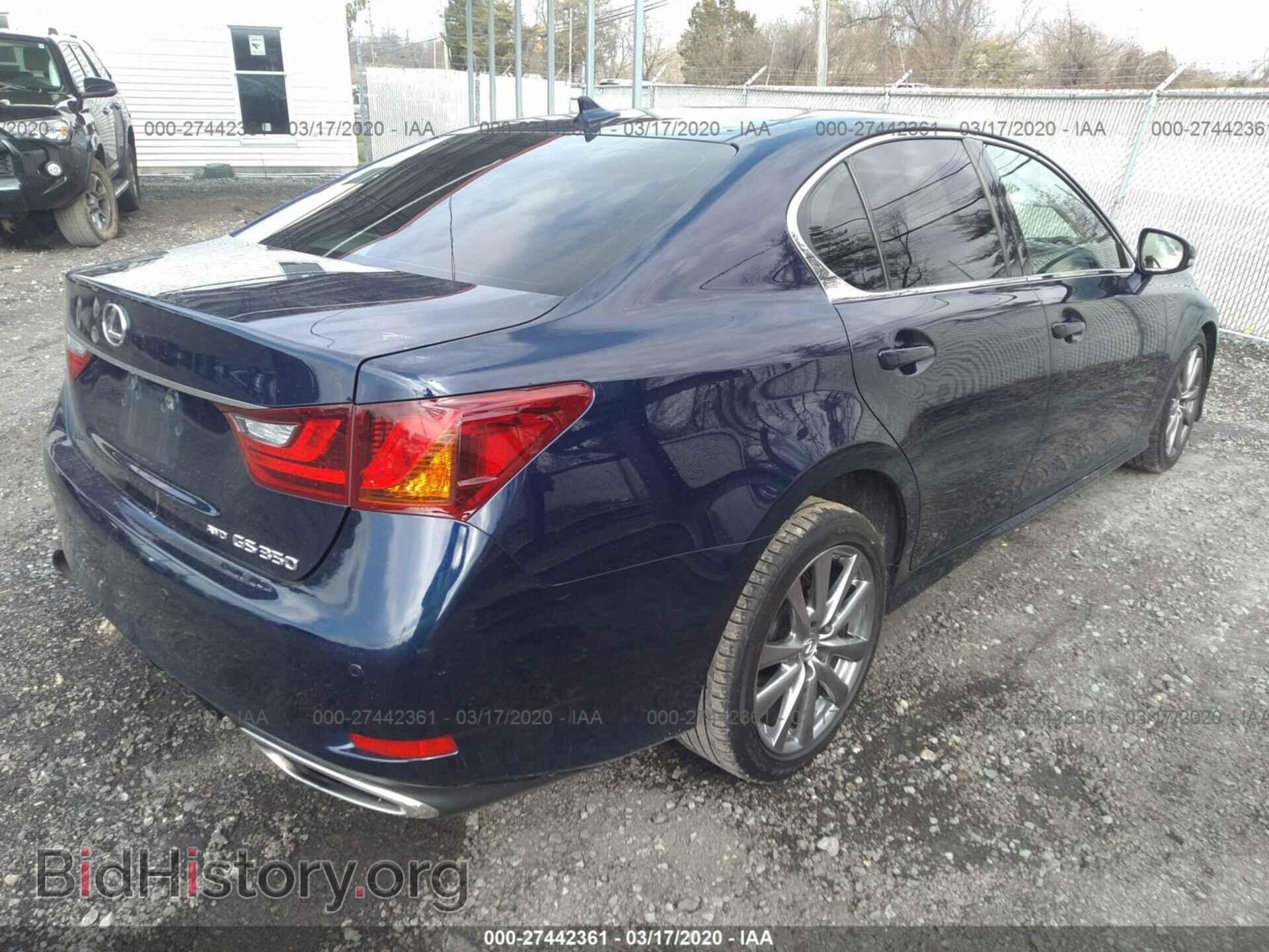 2013 LEXUS GS - VIN: JTHCE1BL4D5004877 - Photo 4