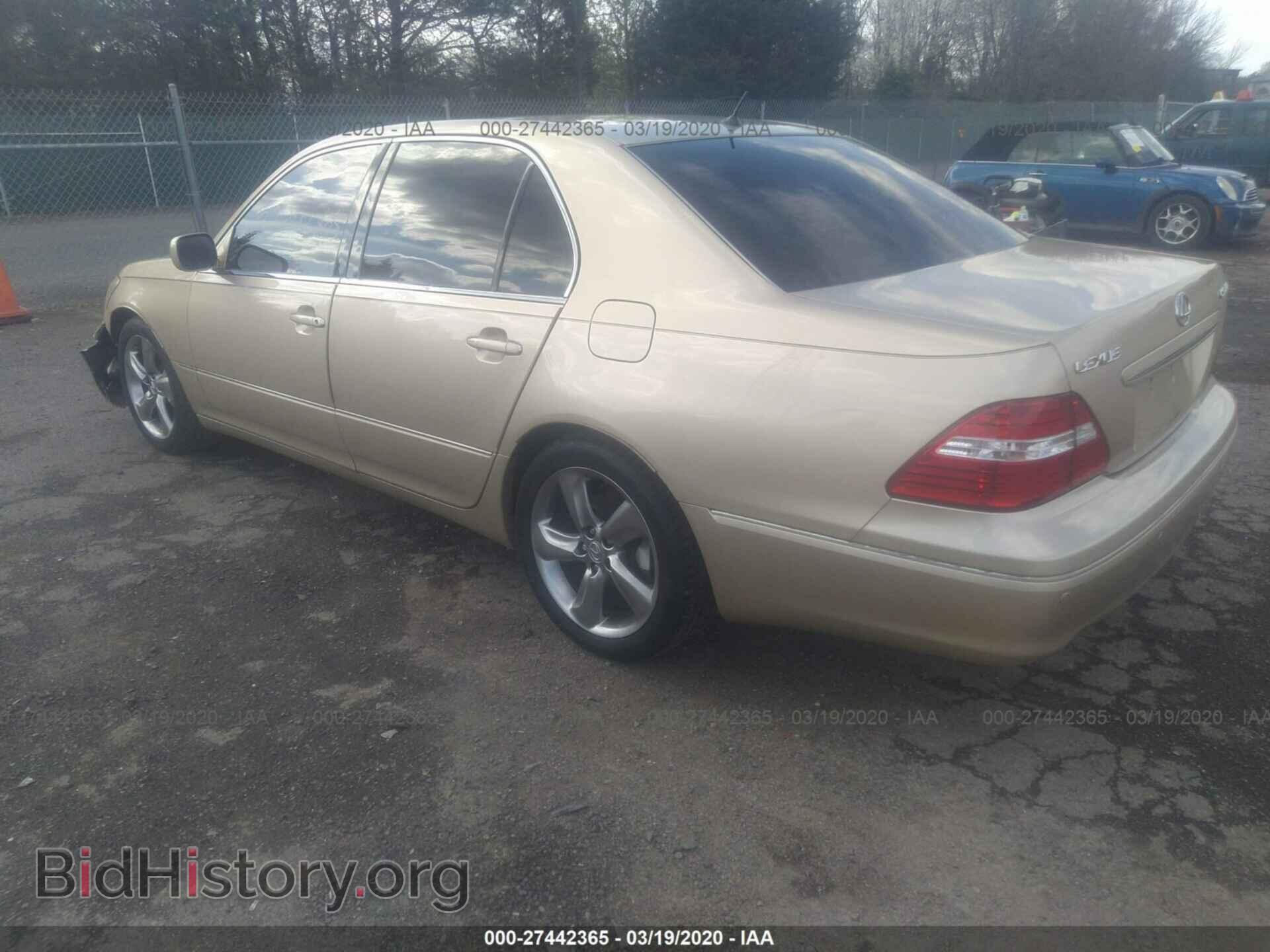 2004 LEXUS LS - VIN: JTHBN36F540142873 - Photo 3