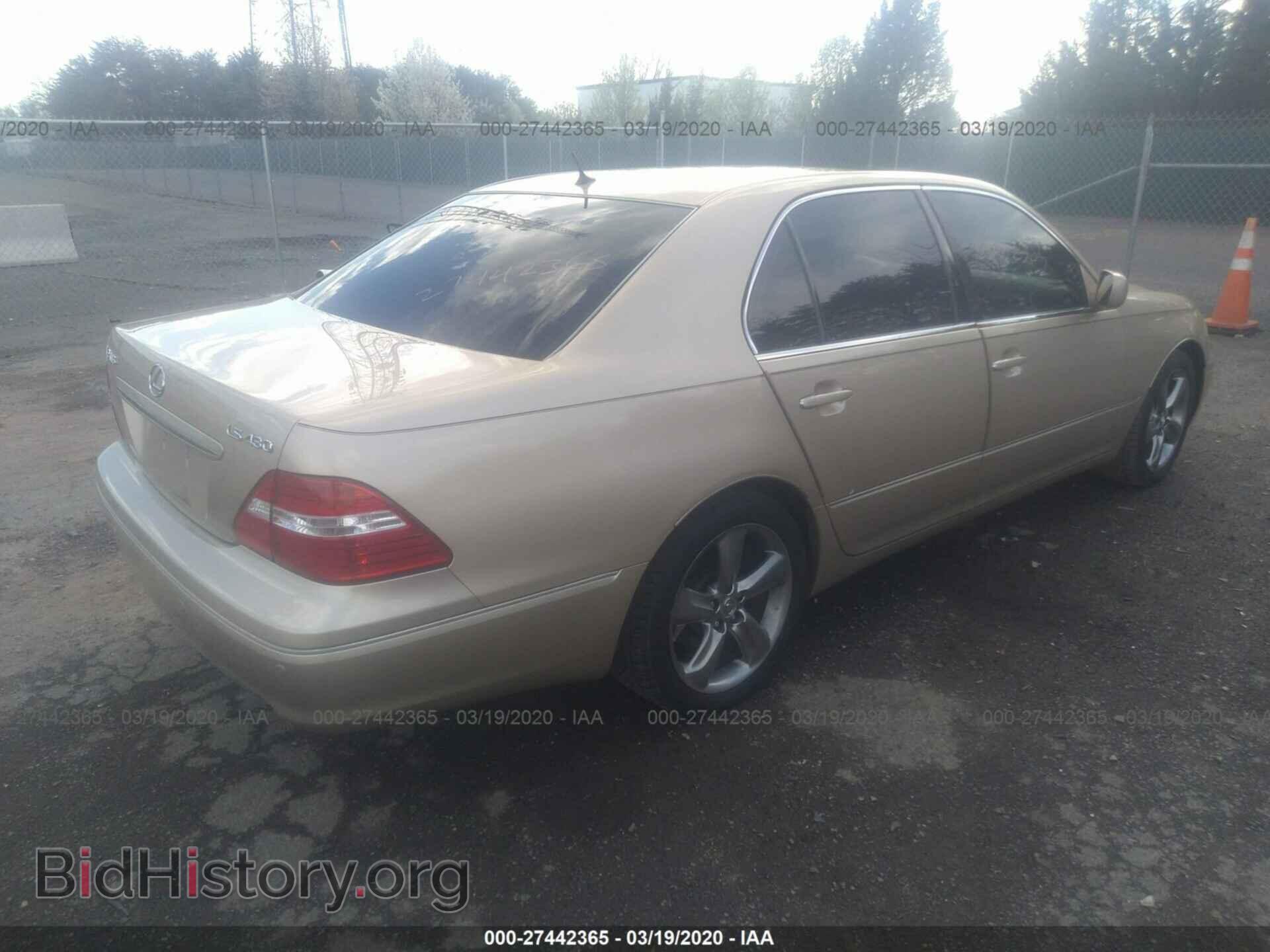 2004 LEXUS LS - VIN: JTHBN36F540142873 - Photo 4