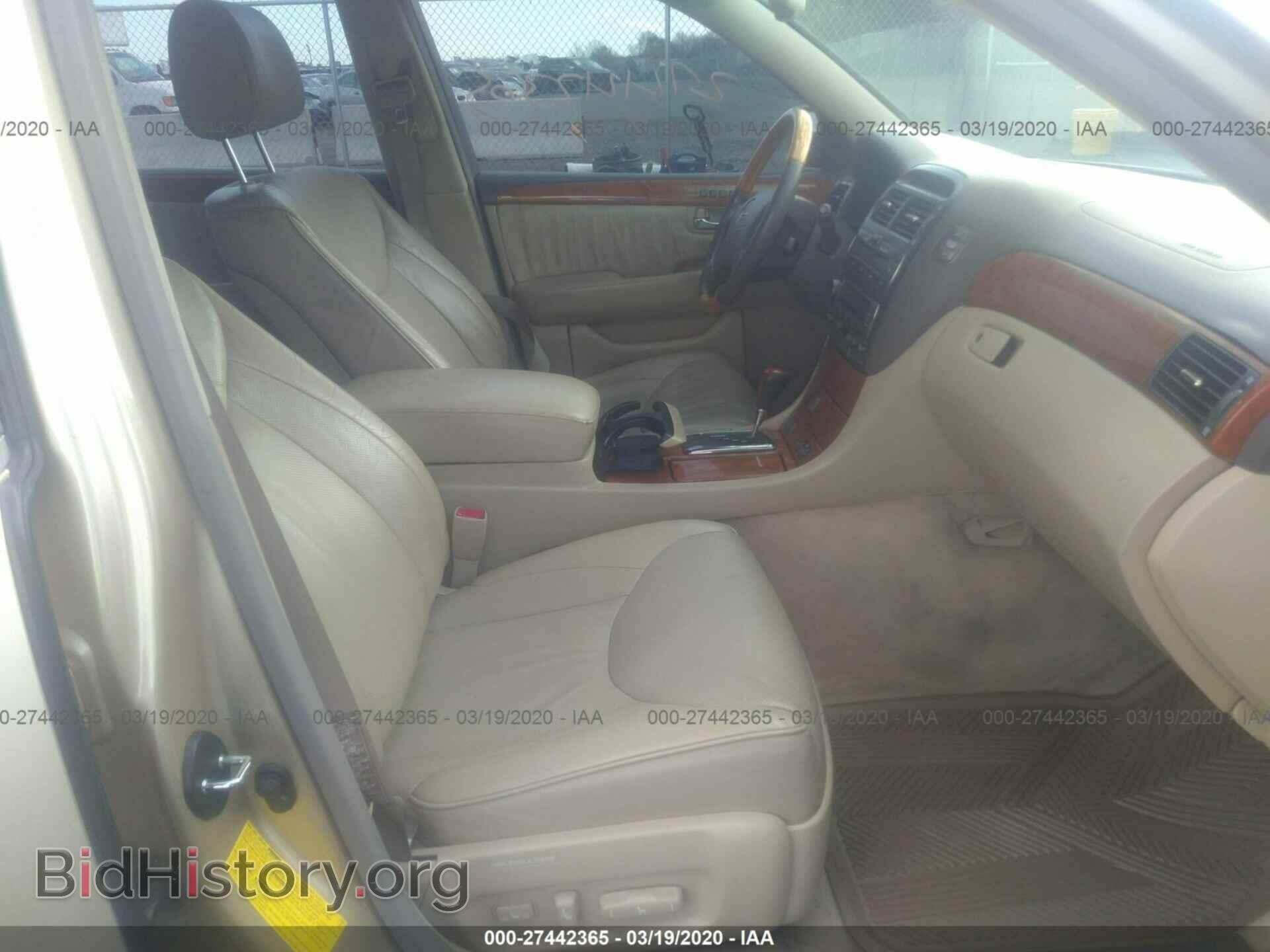 2004 LEXUS LS - VIN: JTHBN36F540142873 - Photo 5