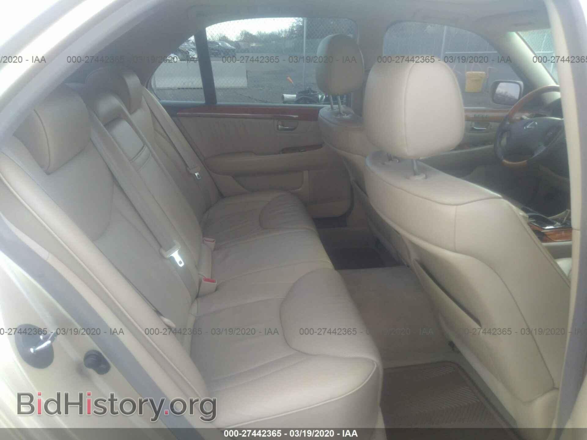 2004 LEXUS LS - VIN: JTHBN36F540142873 - Photo 8