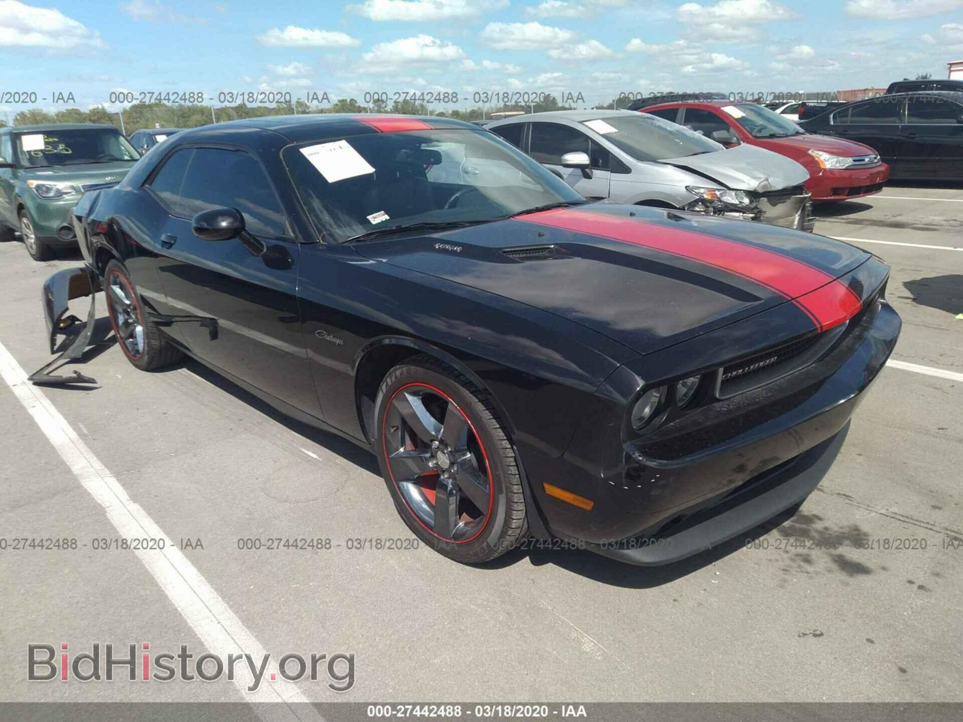 Photo 2C3CDYAG1CH268670 - DODGE CHALLENGER 2012