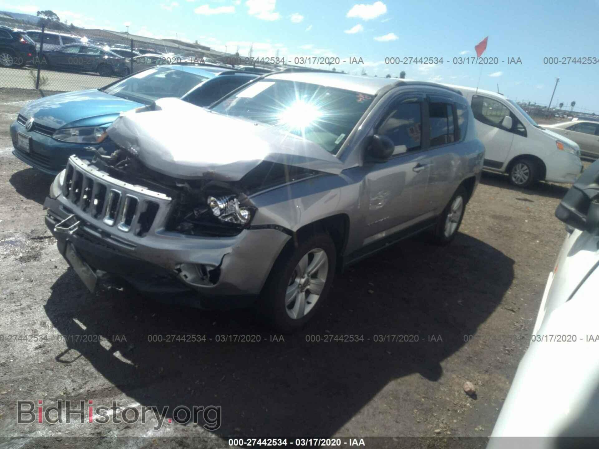 2016 JEEP COMPASS - VIN: 1C4NJDBB8GD778221 - Фото 2