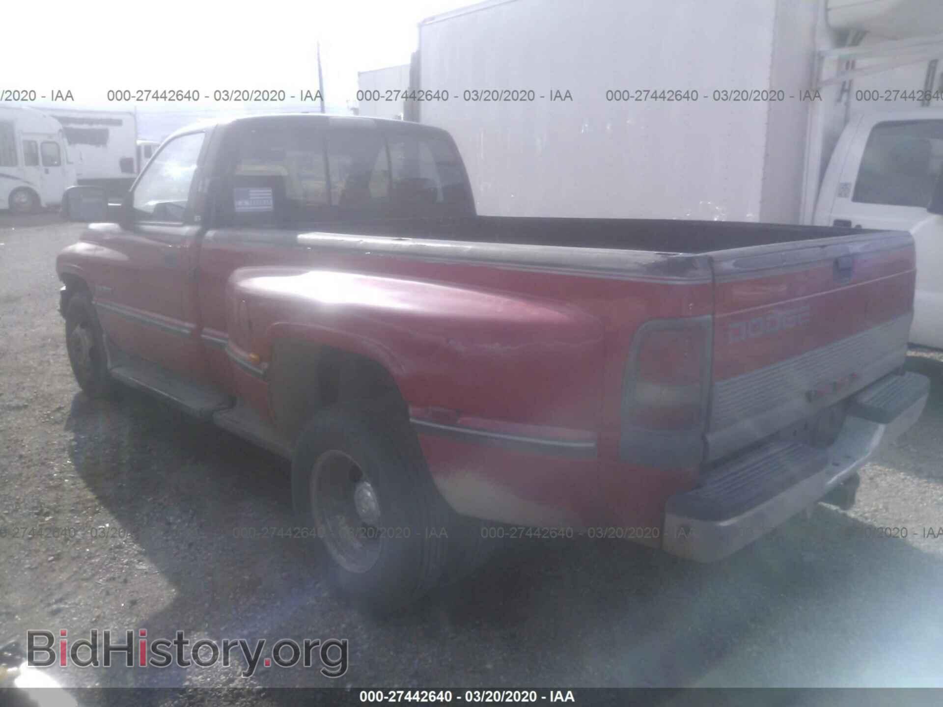1996 DODGE RAM 3500 - VIN: 1B7MC36C8TS573250 - Фото 3