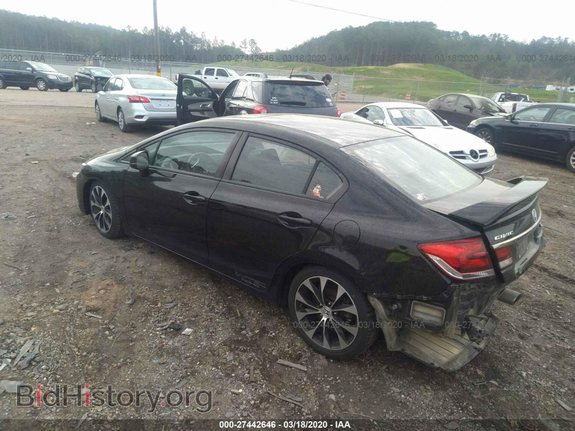 2013 HONDA CIVIC - VIN: 2HGFB6E55DH704922 - Фото 3