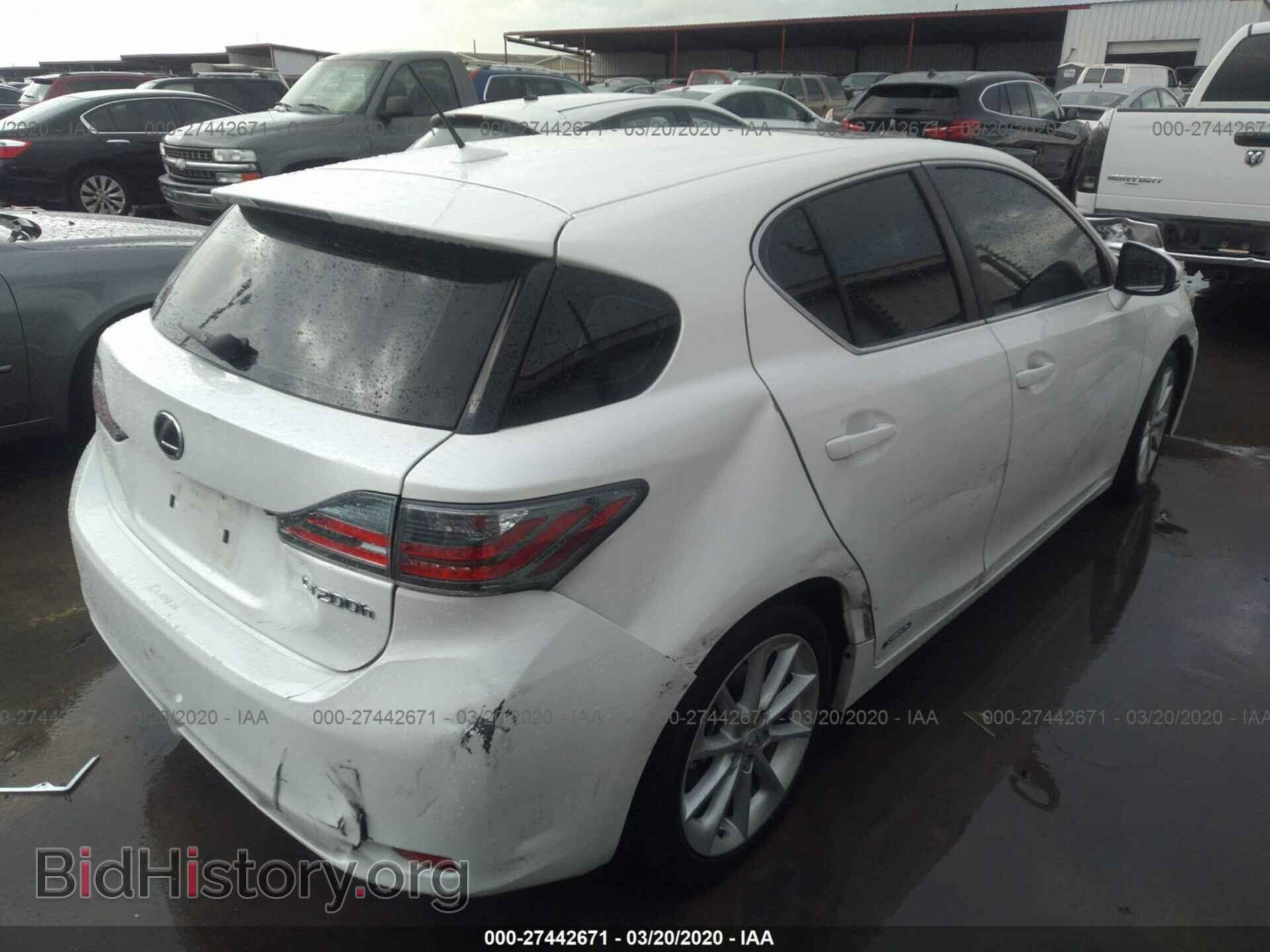 2011 LEXUS CT - VIN: JTHKD5BH9B2002154 - Фото 4