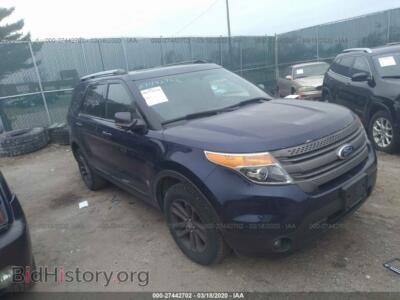 2011 Ford EXPLORER XLT, синий — VIN 1FMHK8D86BGA14521, IAAI