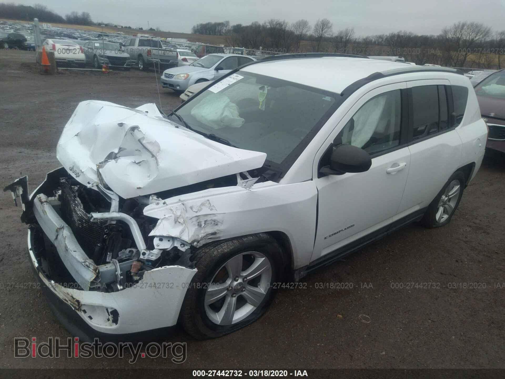 2016 JEEP COMPASS - VIN: 1C4NJDBB6GD778136 - Фото 2