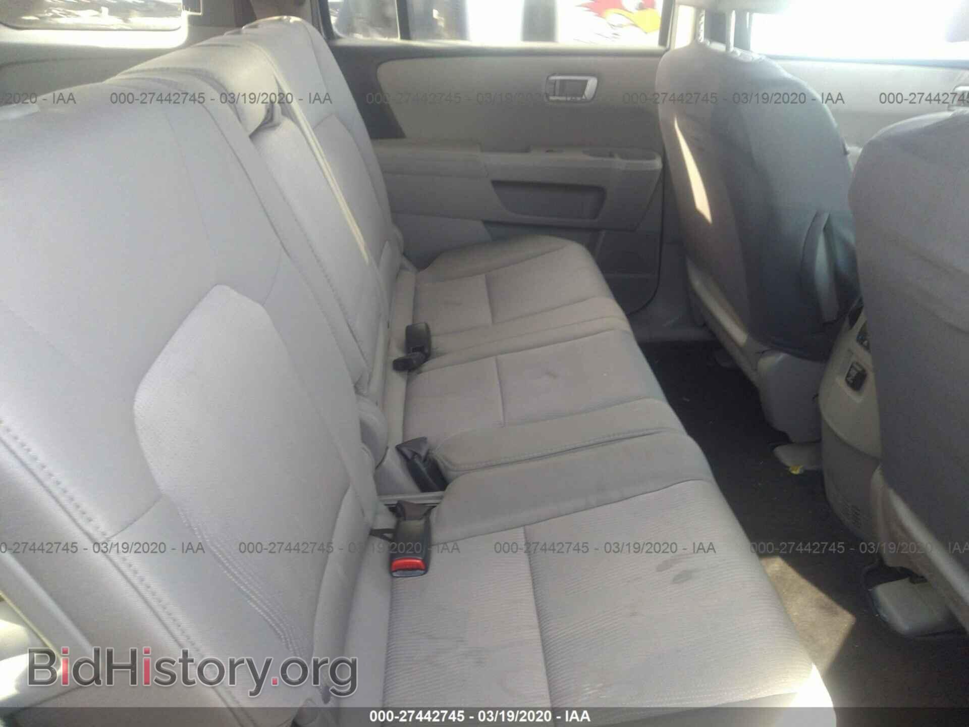 2011 HONDA PILOT - VIN: 5FNYF3H42BB039705 - Фото 8