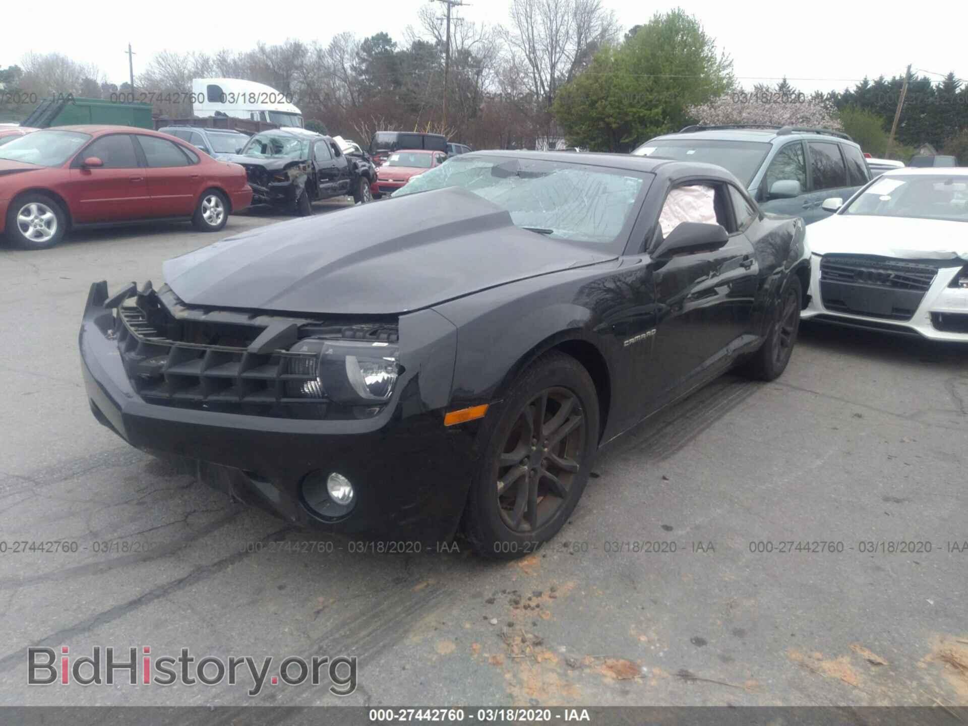 2013 CHEVROLET CAMARO - VIN: 2G1FB1E33D9104127 - Фото 2